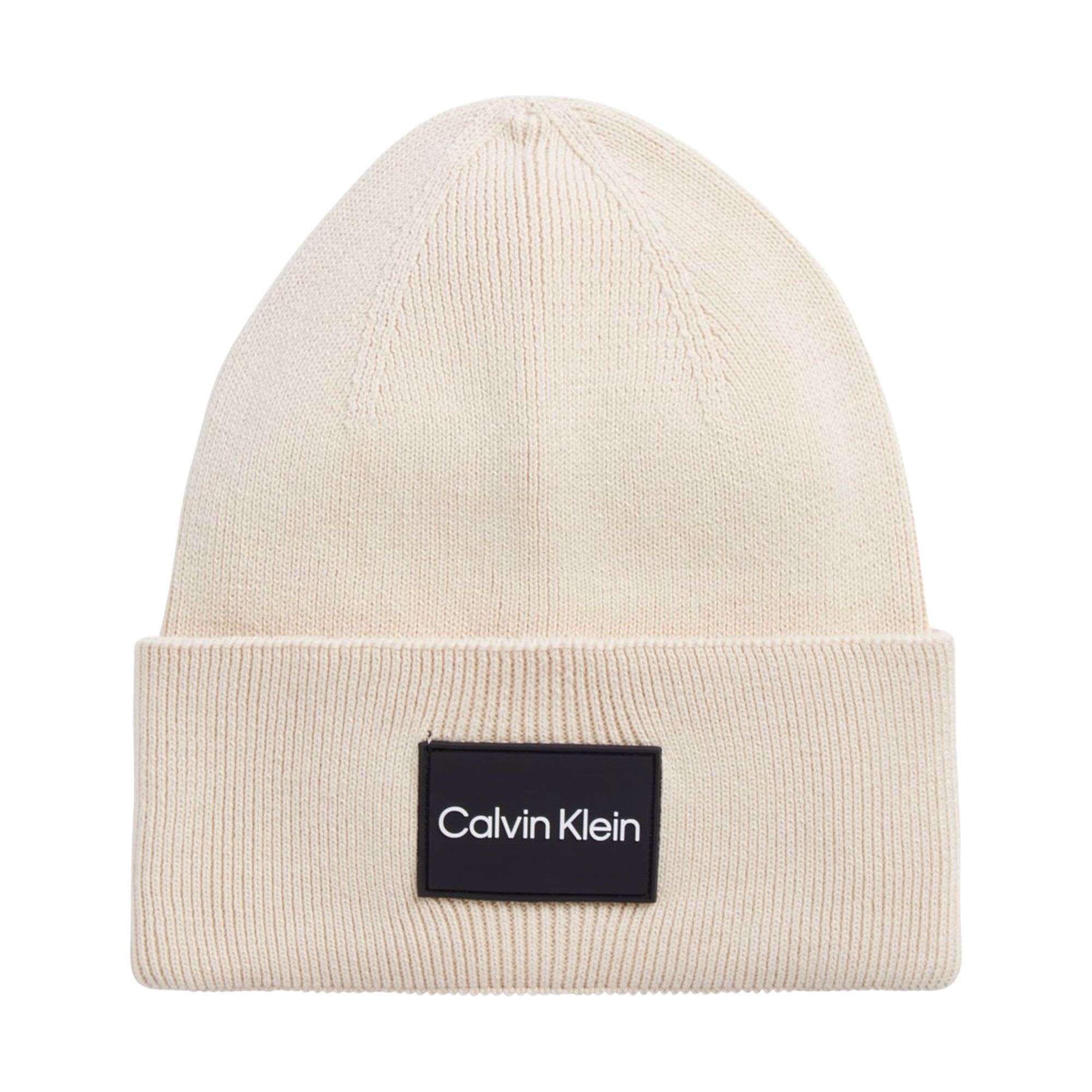 Calvin Klein Fine Cotton Rib Beanie Heren