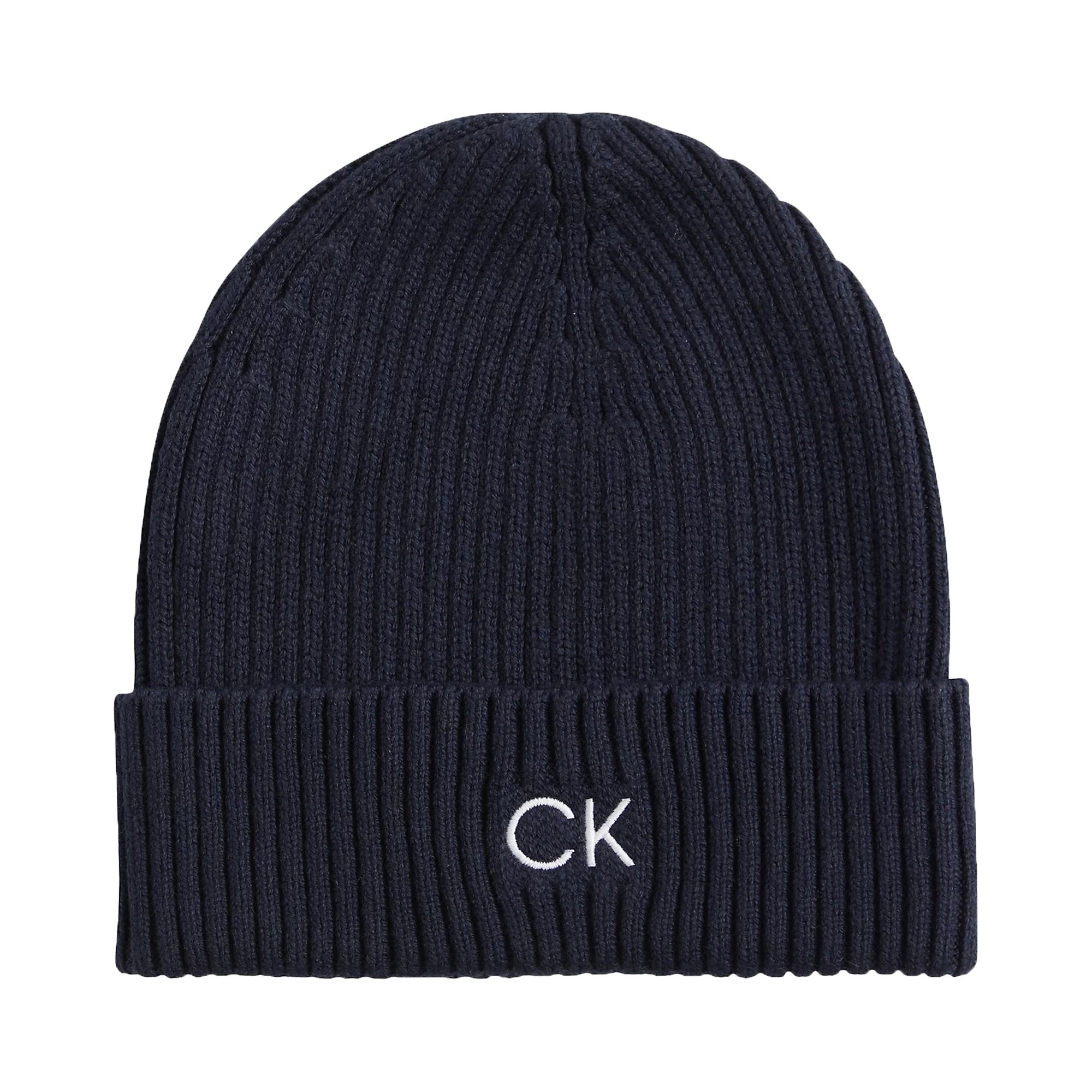 Calvin Klein Classic Cotton Rib Beanie