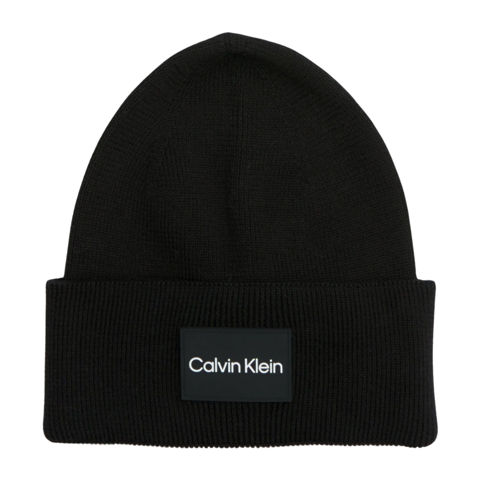 Calvin Klein Fine Cotton Rib Beanie Heren