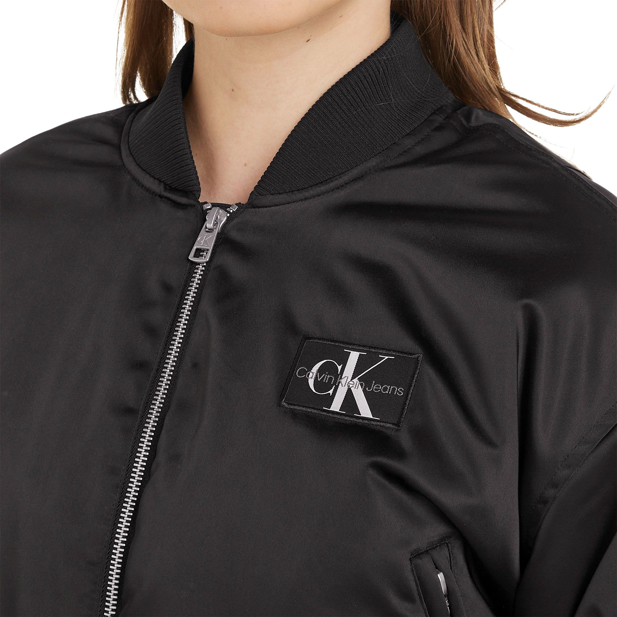 Calvin Klein Satin Bomberjas Dames
