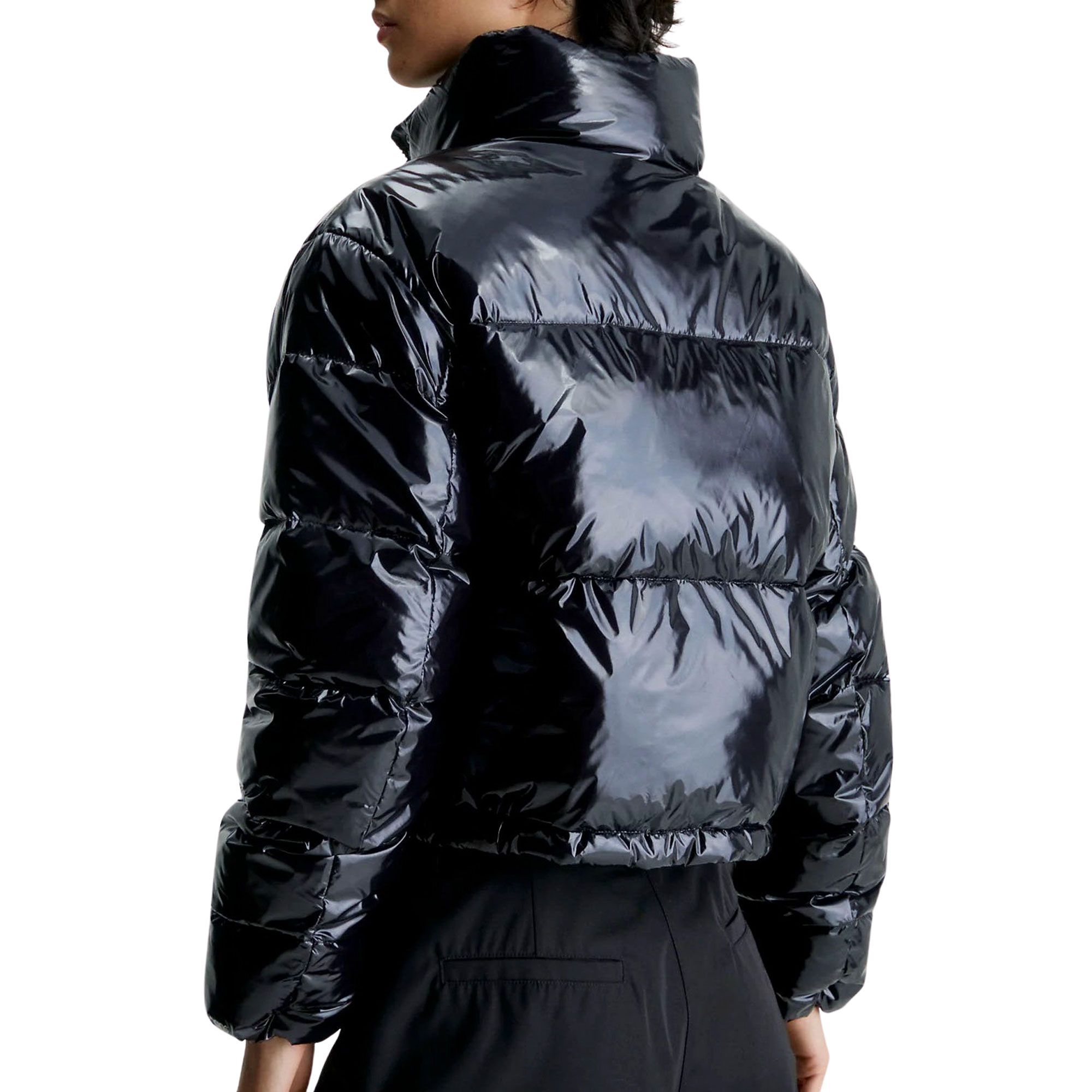 Calvin Klein Cropped Shiny Winter Steppjacke Damen
