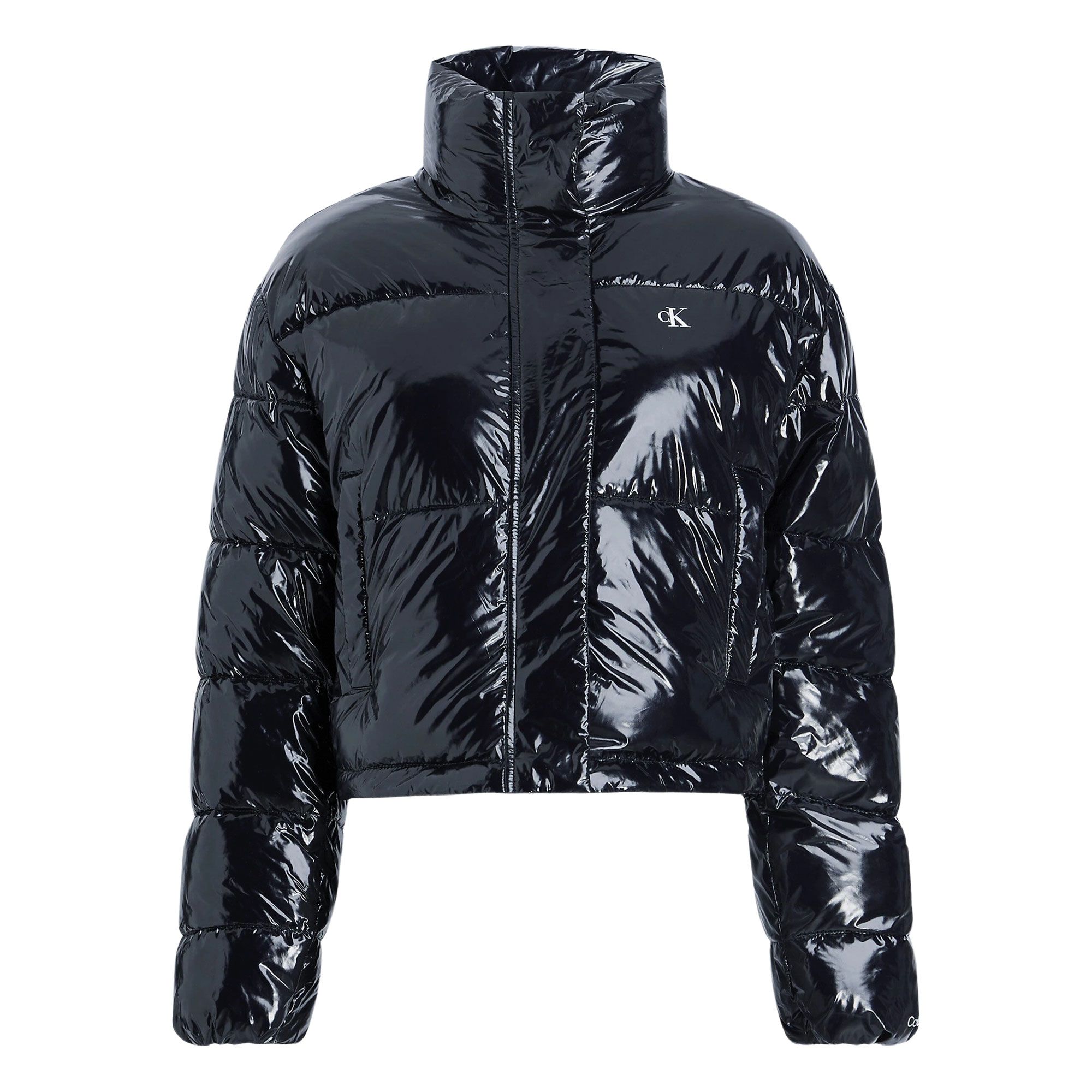 Calvin Klein Cropped Shiny Winter Steppjacke Damen