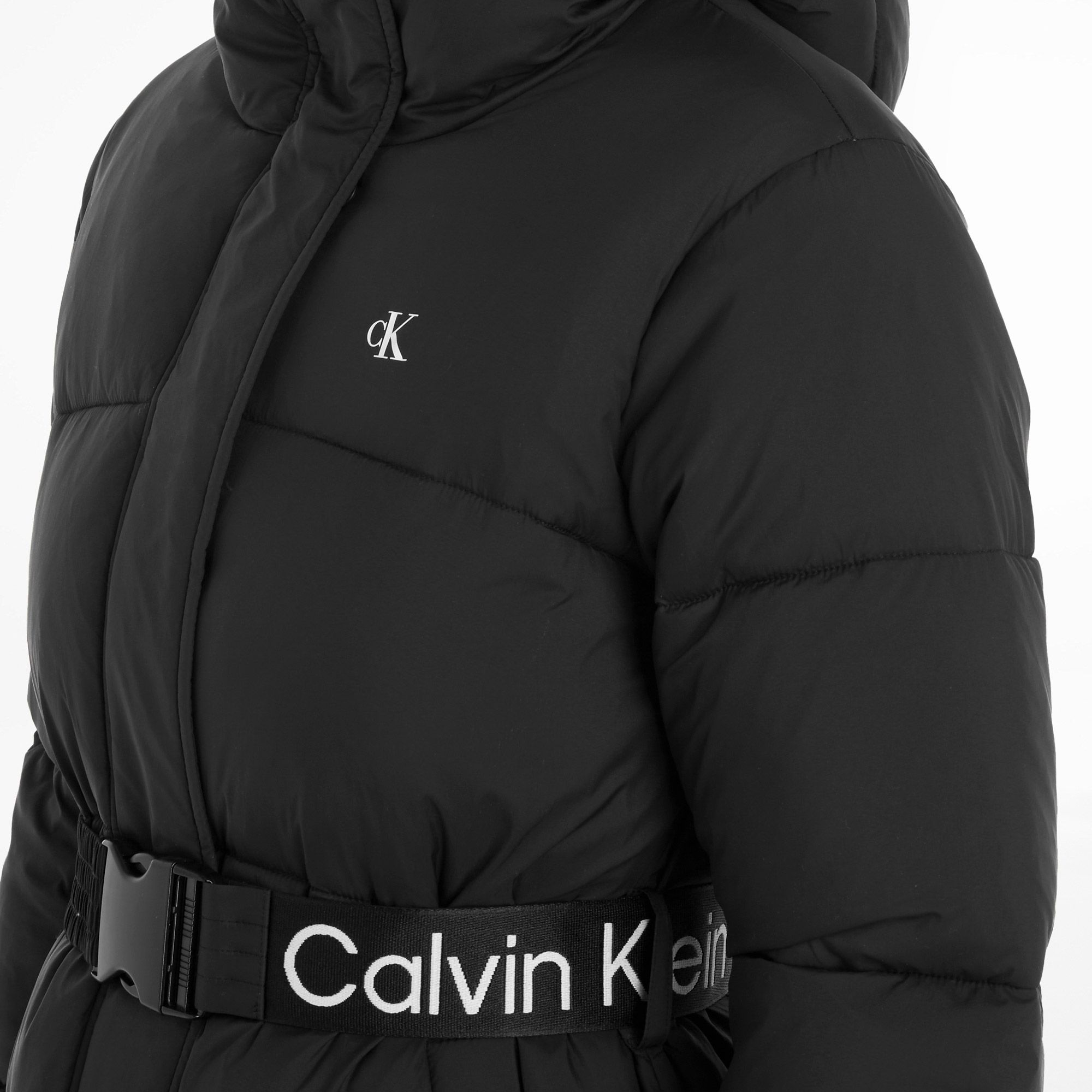 Calvin Klein Logo Belt Winterjas Dames