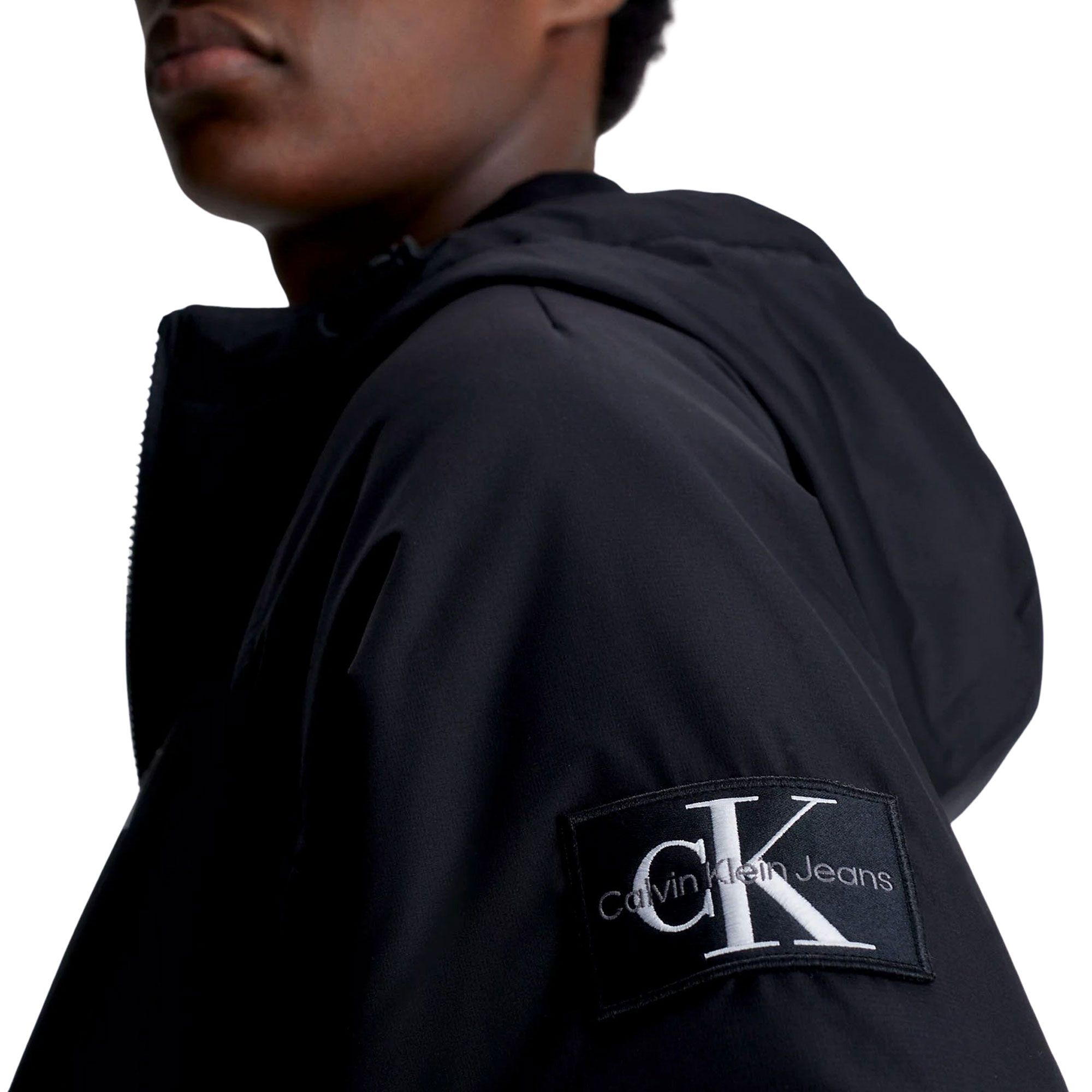Calvin Klein Padded Hooded Harrington Jas Heren
