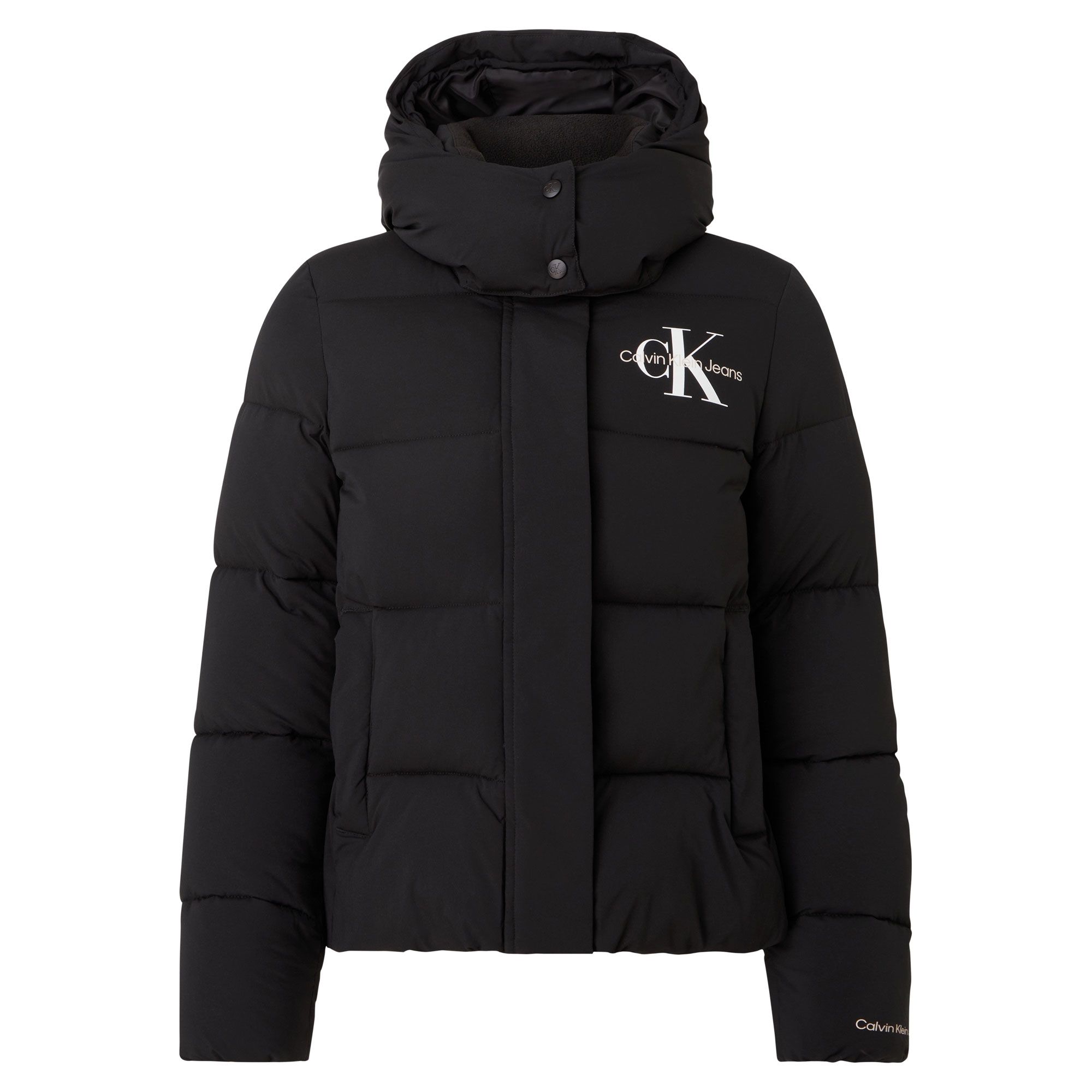 Doudoune Calvin Klein Monologo Non-Down Short Puffer Femmes