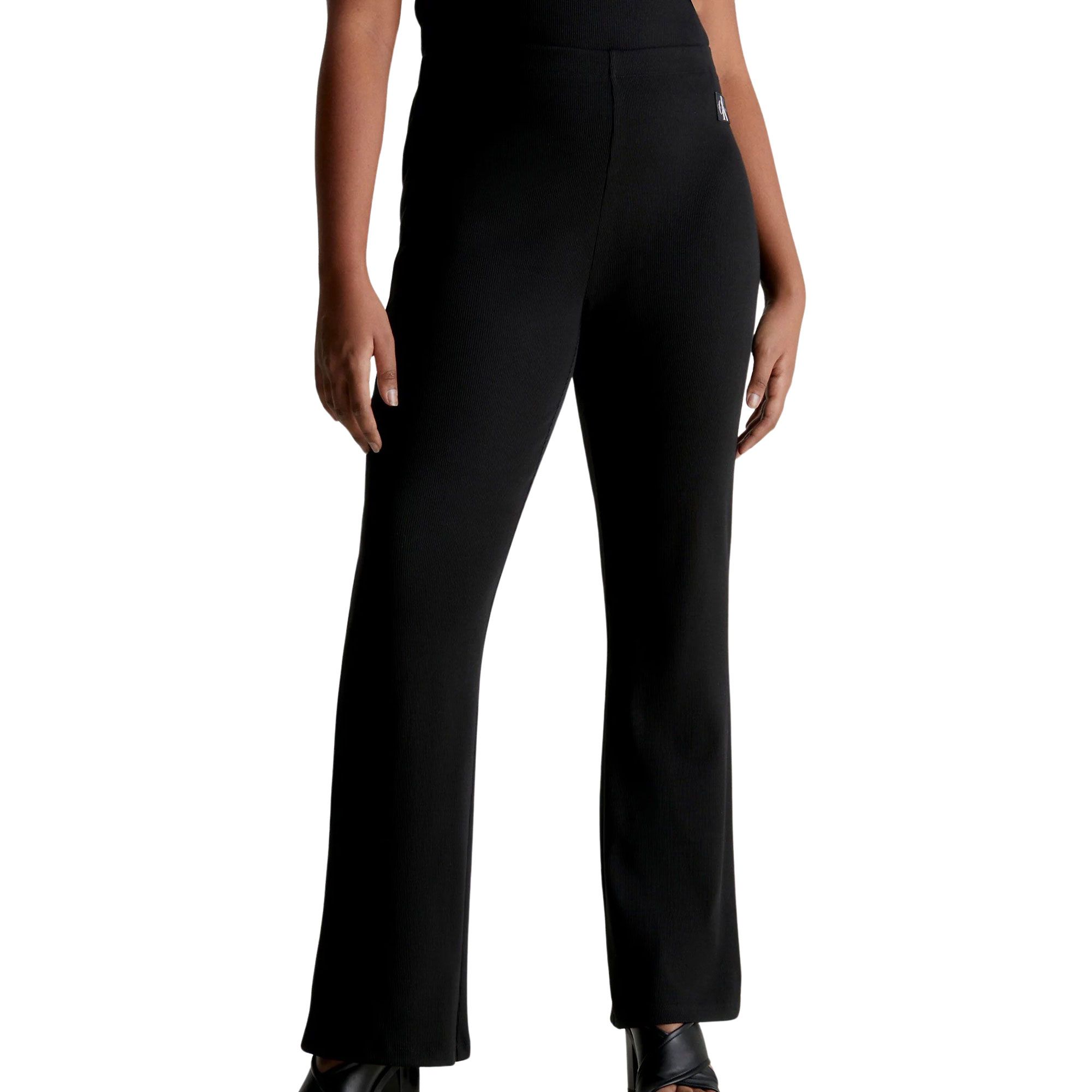 Calvin Klein Woven Label Straight Broek Dames
