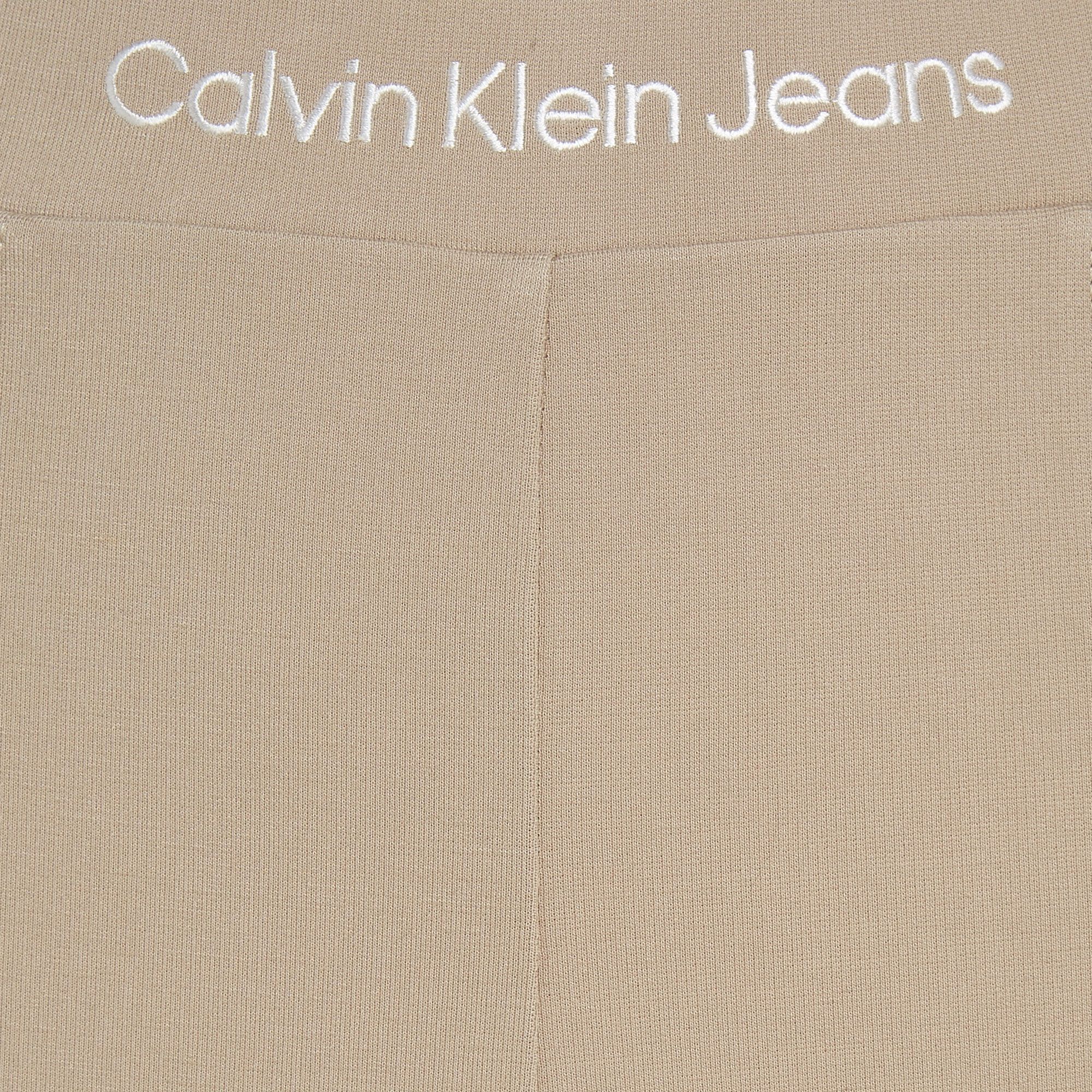 Calvin Klein Logo Elastic Milano Flared Broek Dames