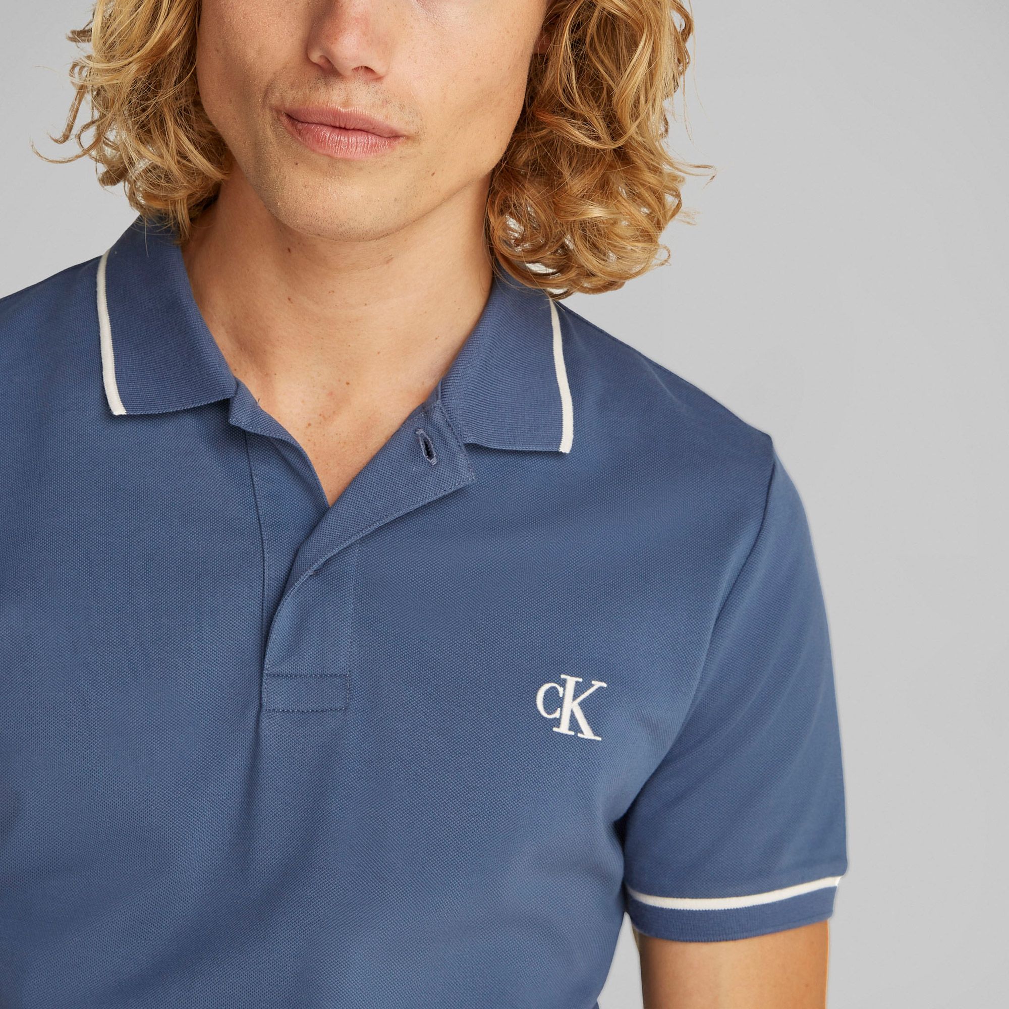Calvin Klein Tipping Slim Polo Heren