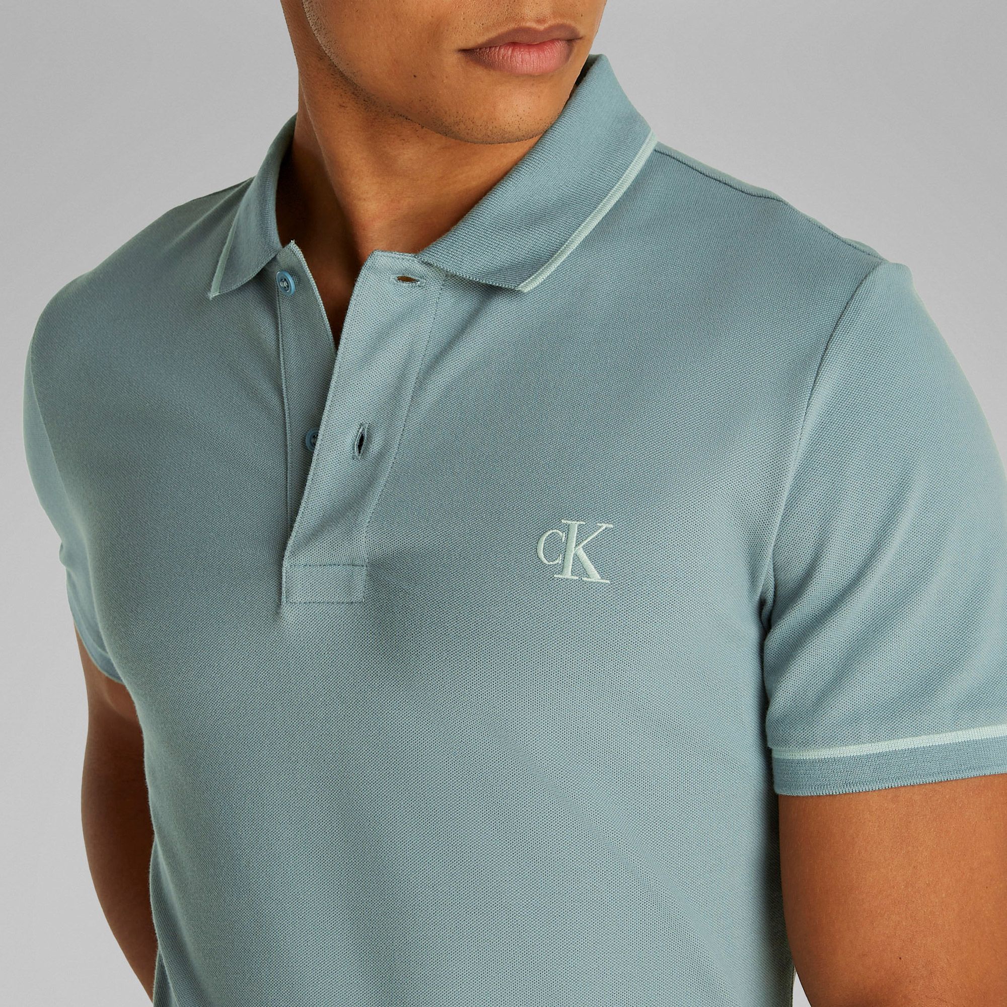 Calvin Klein Tipping Slim Polo Heren