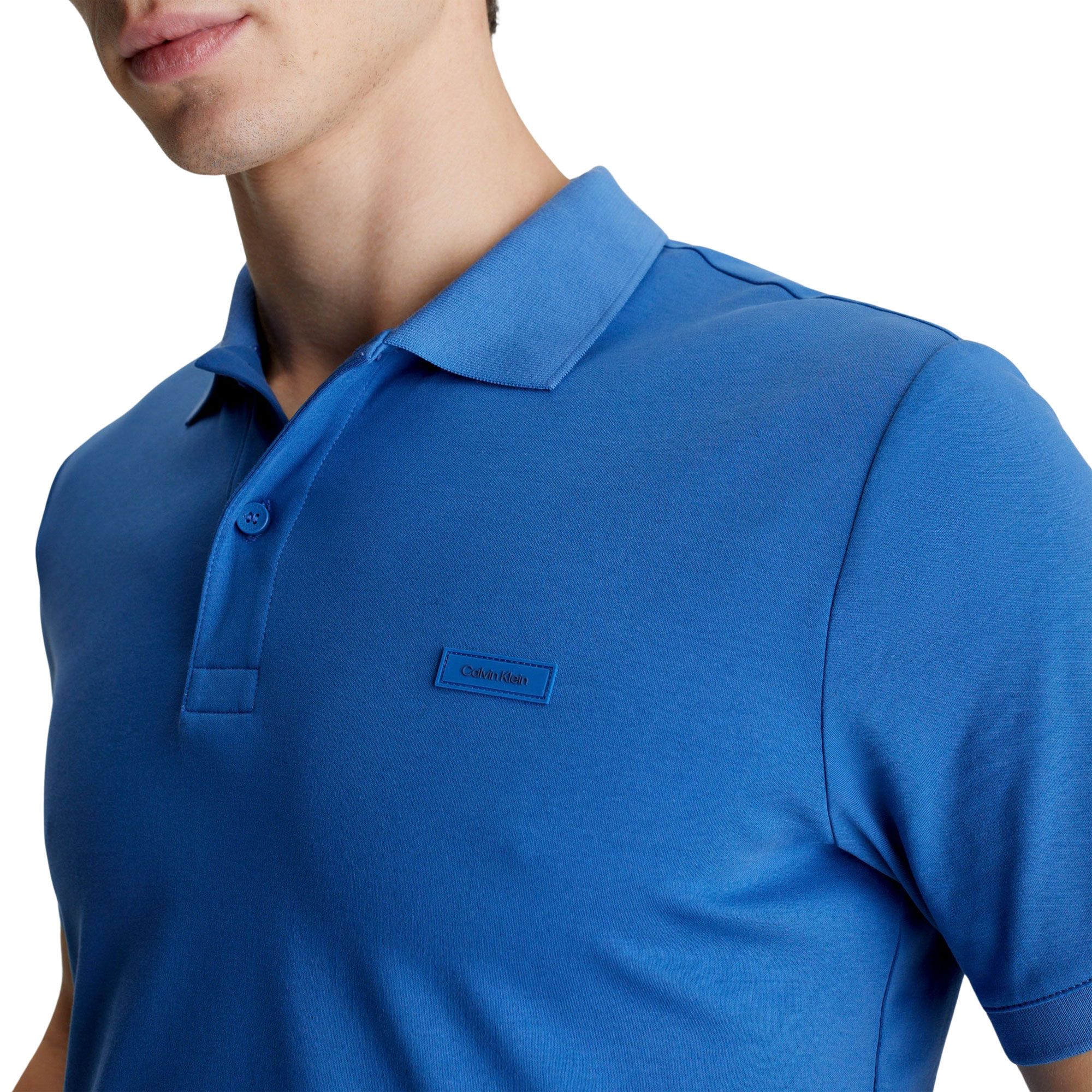Calvin Klein Smooth Cotton Polo Heren
