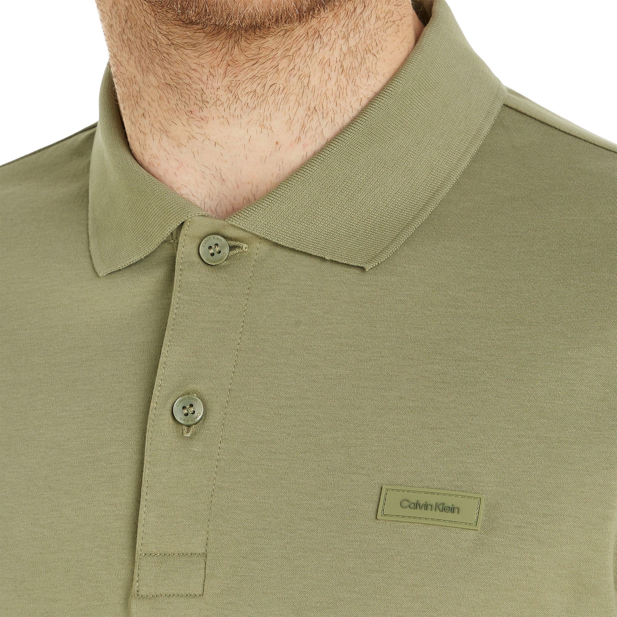 Calvin Klein Smooth Cotton Polo Heren