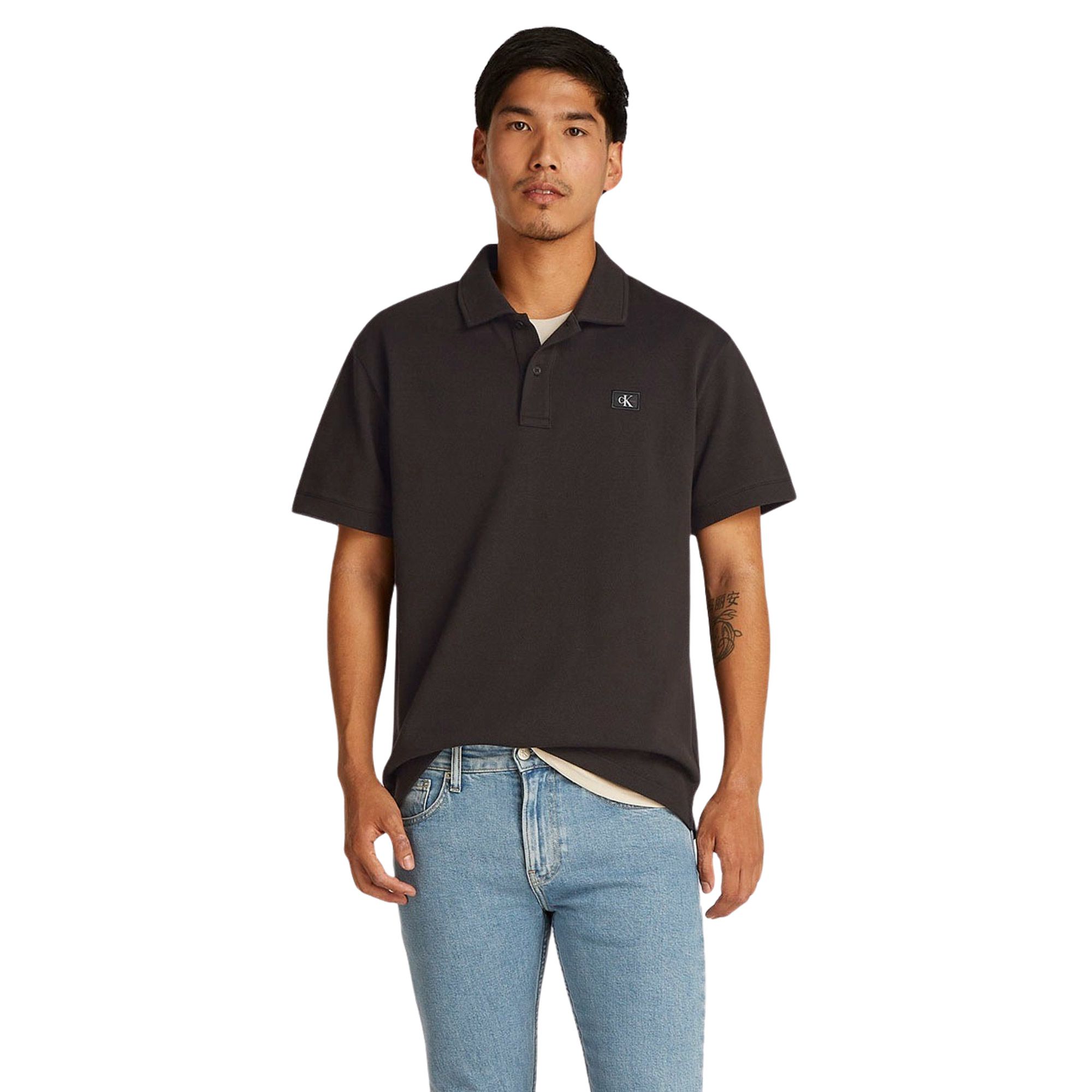 Calvin Klein Woven Label Polo Heren