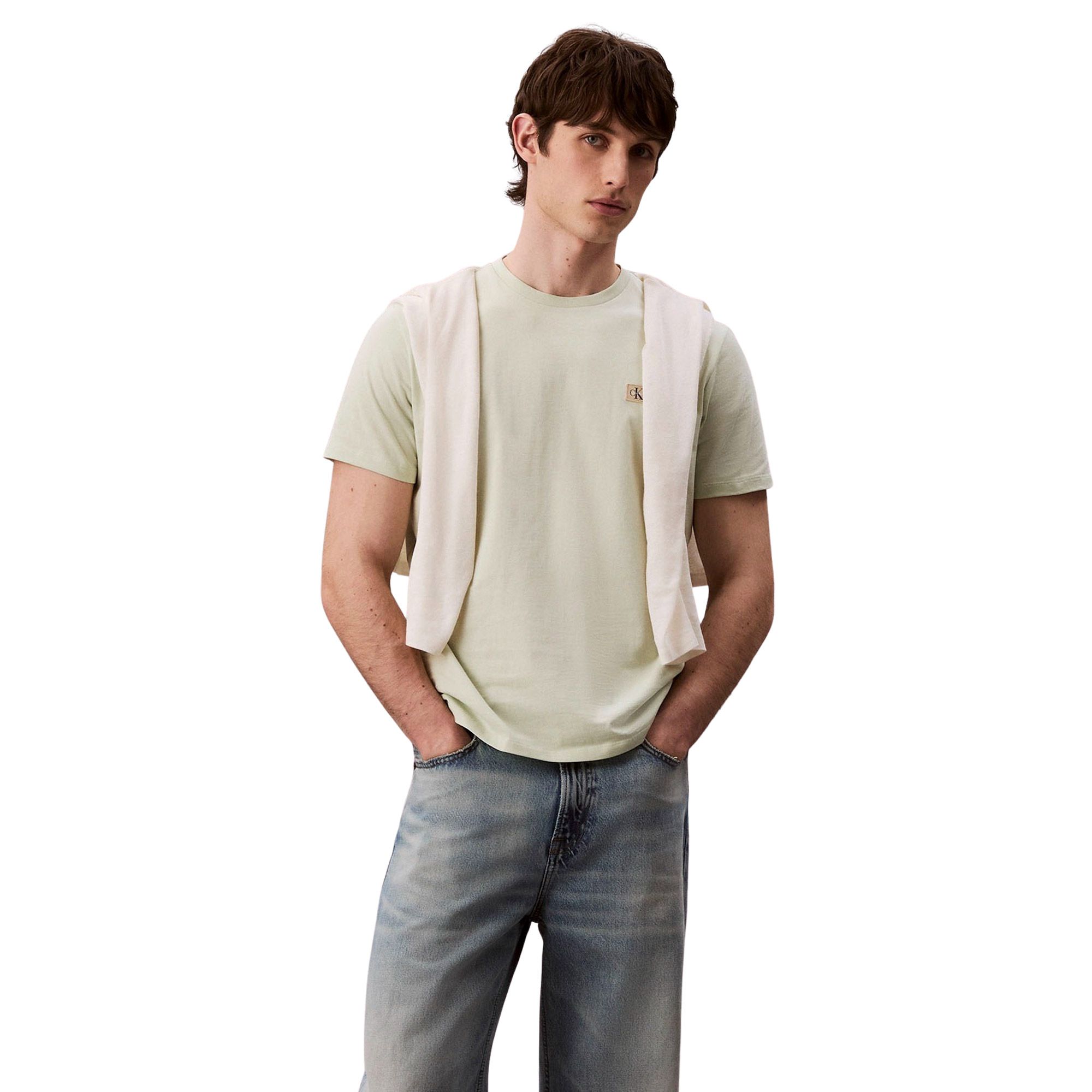 Shirt Calvin Klein Cotton Badge Hommes