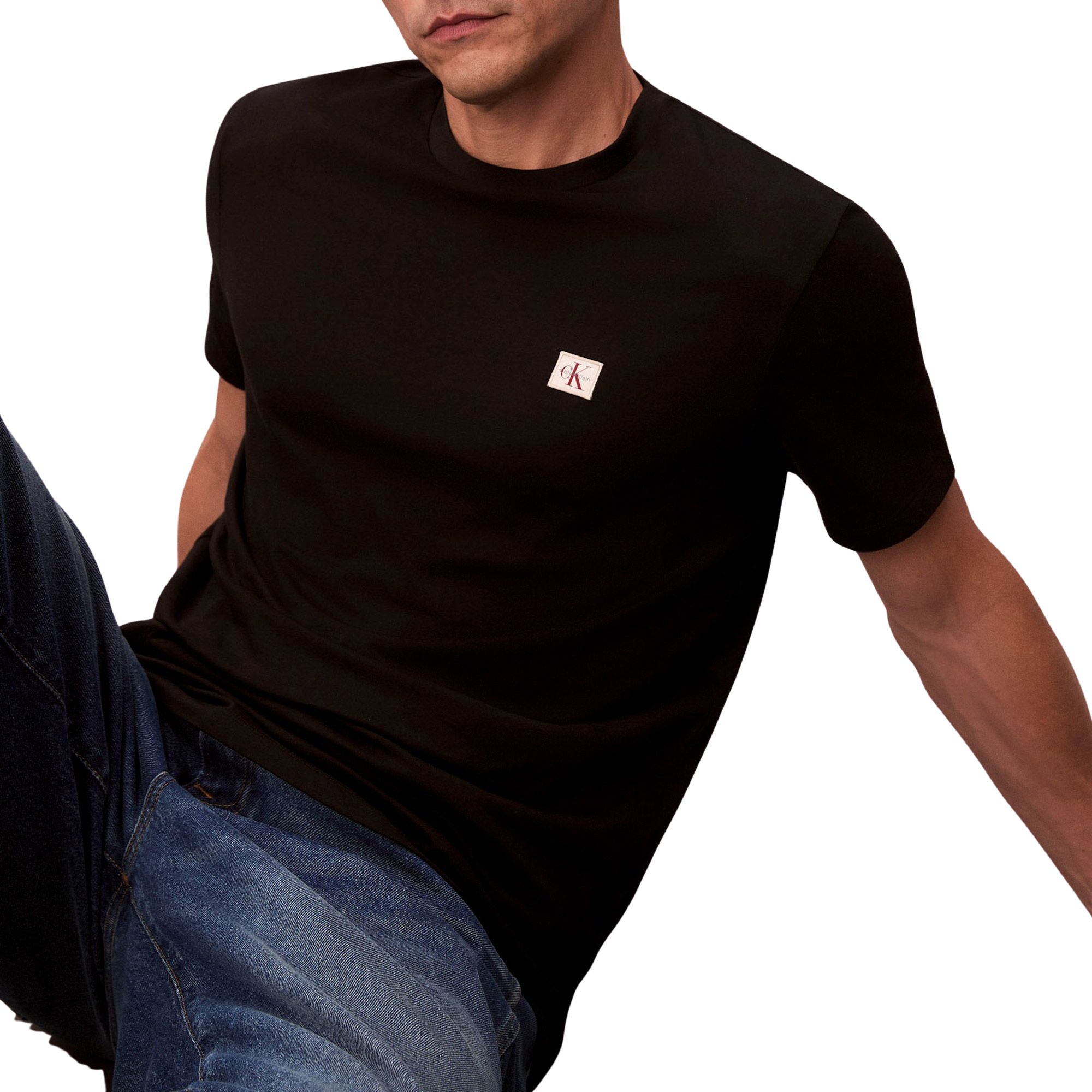 Shirt Calvin Klein Cotton Badge Hommes