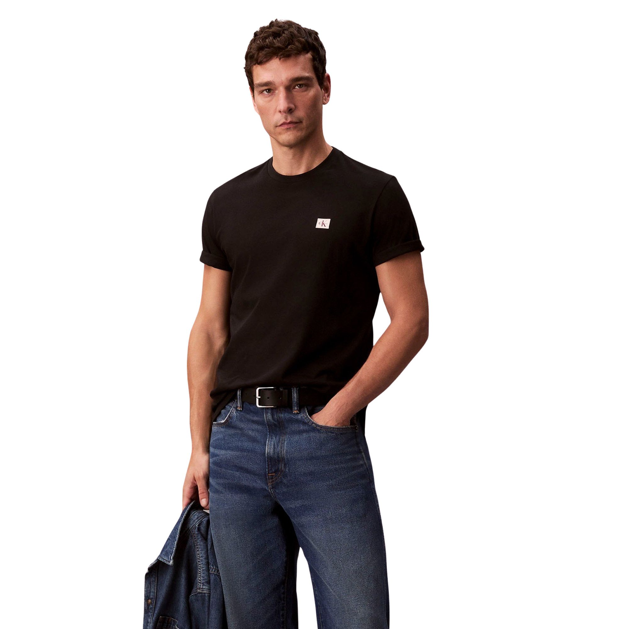Shirt Calvin Klein Cotton Badge Hommes