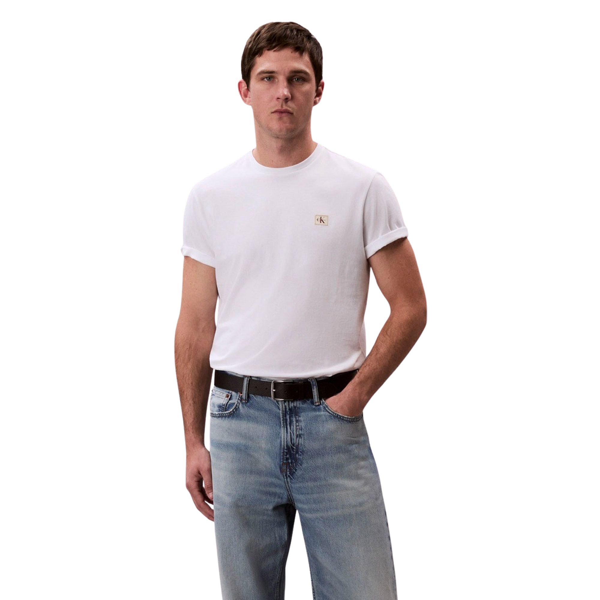 Shirt Calvin Klein Cotton Badge Hommes