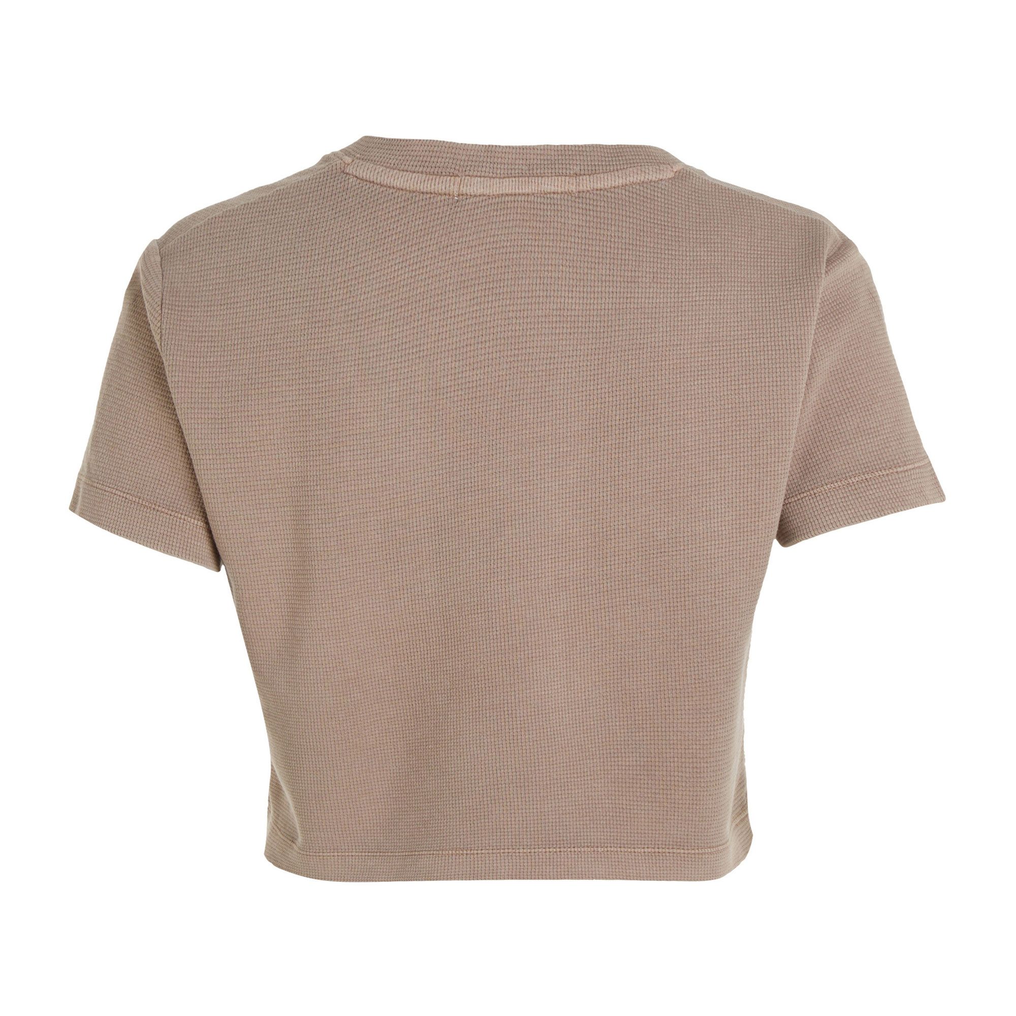 Calvin Klein Waffle V-neck Shirt Dames