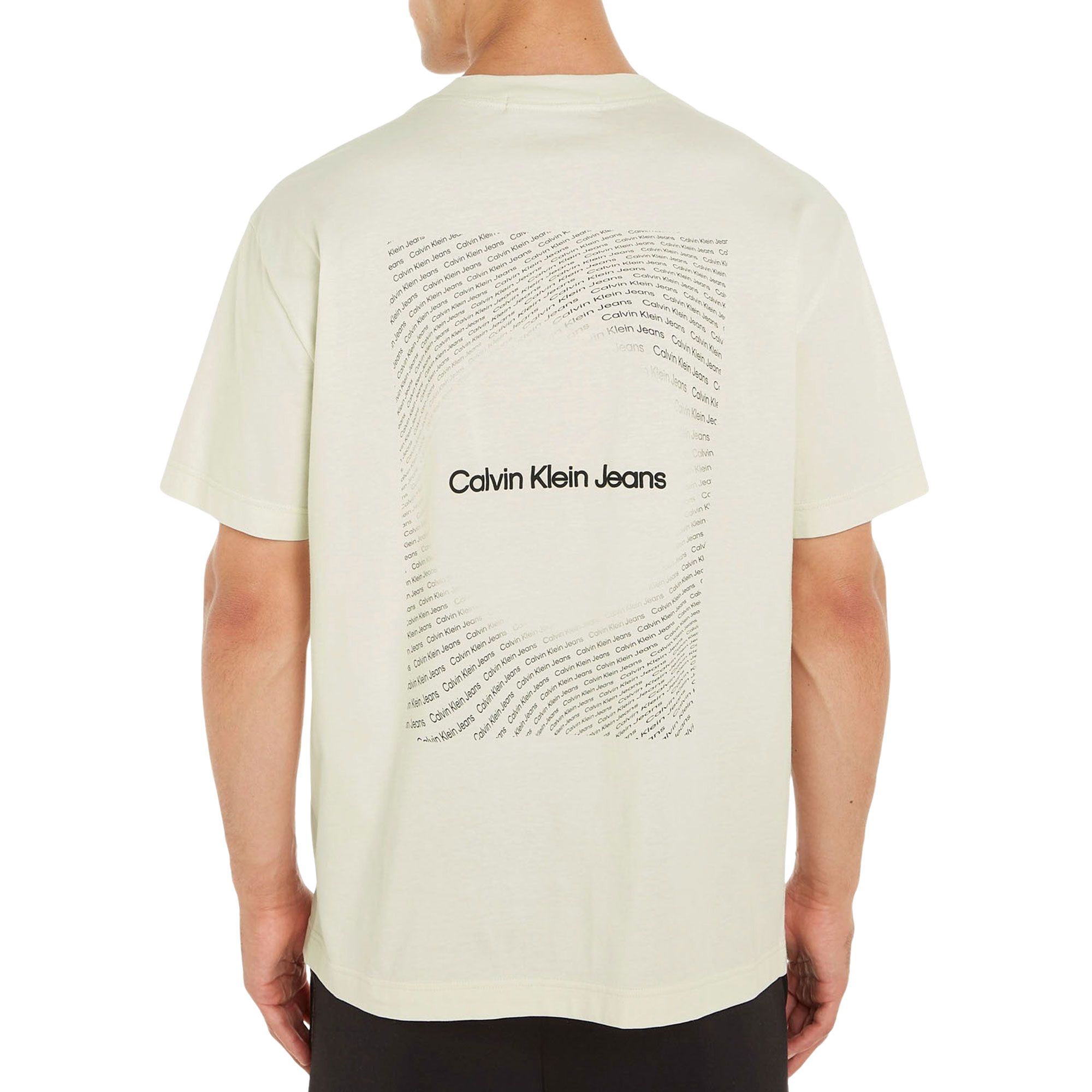 Calvin Klein Square Frequency Logo Shirt Heren