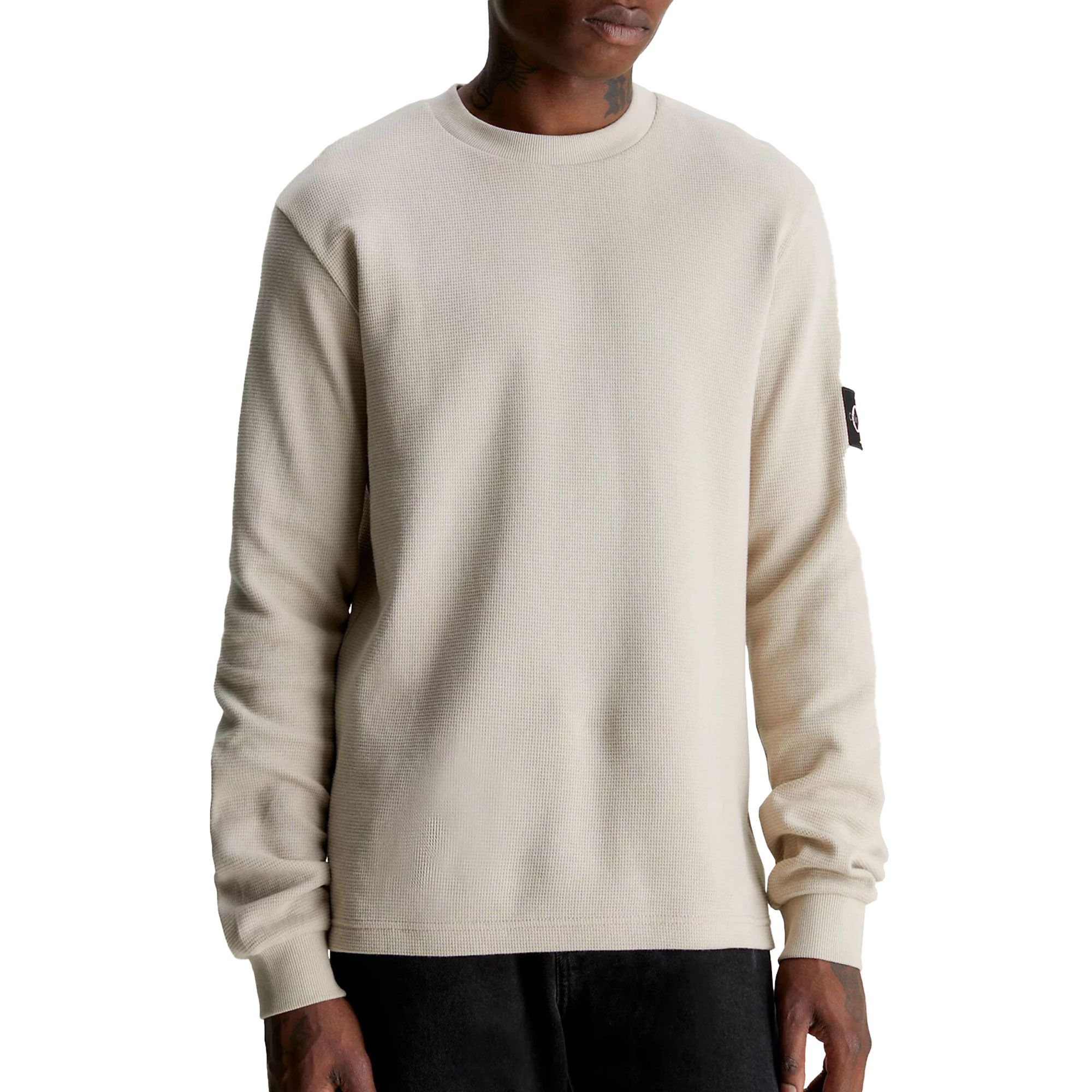Calvin Klein Waffle Longsleeve Shirt Herren