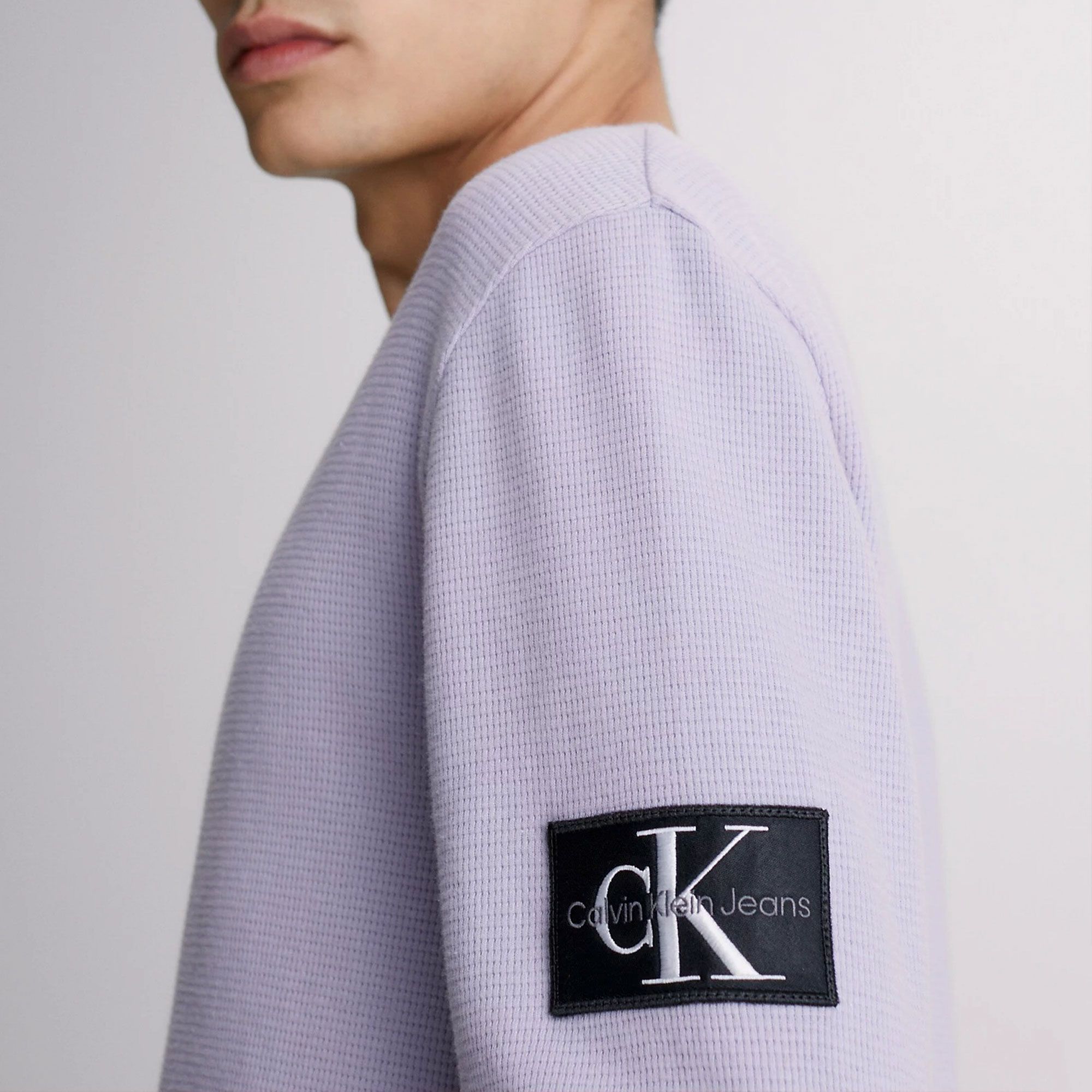 Calvin Klein Waffle Longsleeve Shirt Heren