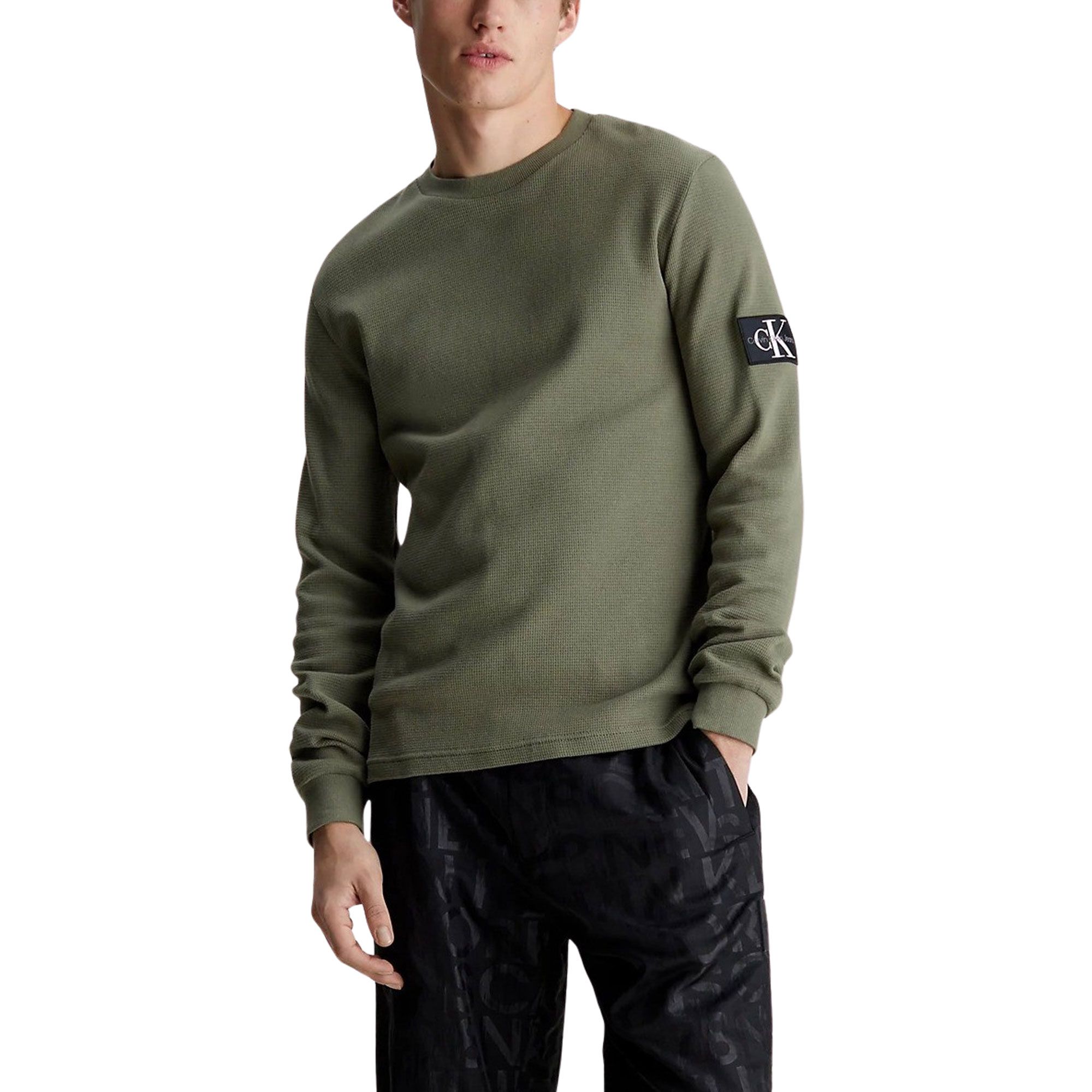 Sweatshirt Calvin Klein Waffle Hommes
