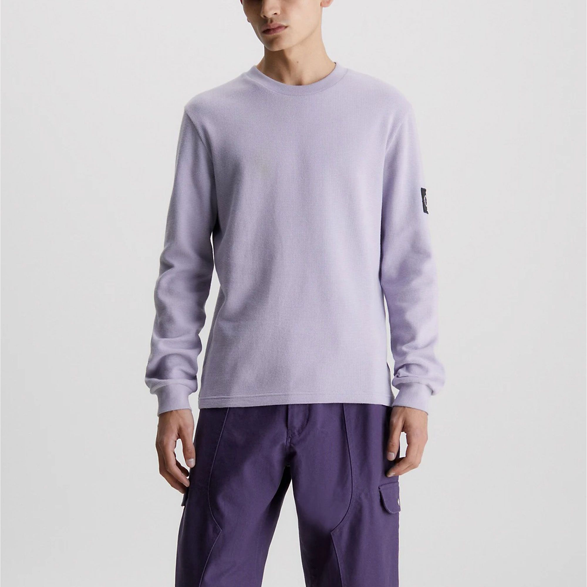 Calvin Klein Waffle Longsleeve Shirt Heren