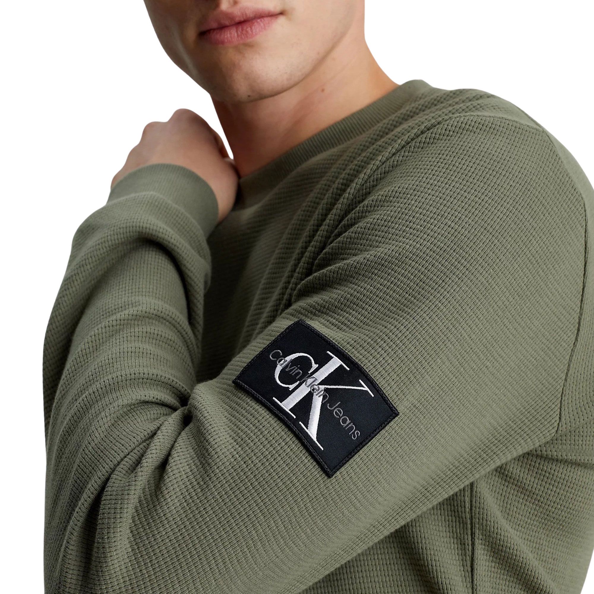 Sweatshirt Calvin Klein Waffle Hommes