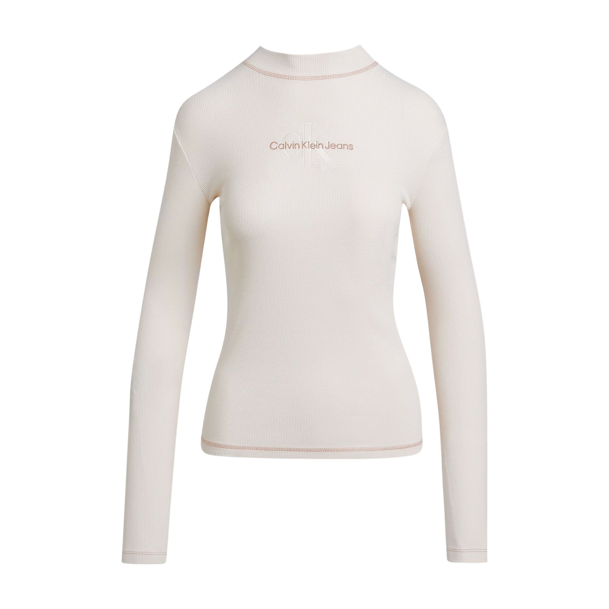 T-shirt Manches longues Calvin Klein Hero Monologo Rib Femmes