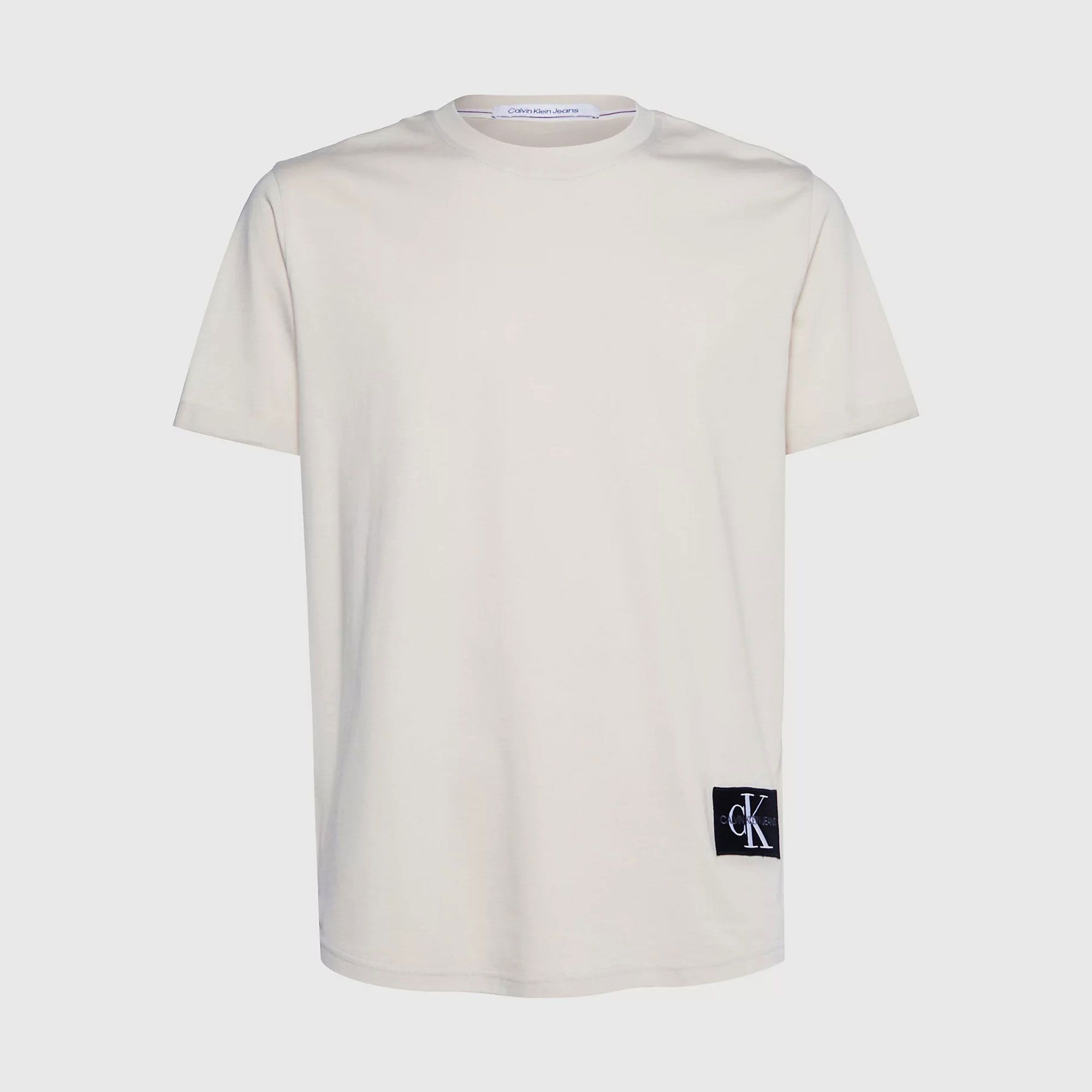 Calvin Klein Badge Turn Up Sleeve Shirt Heren