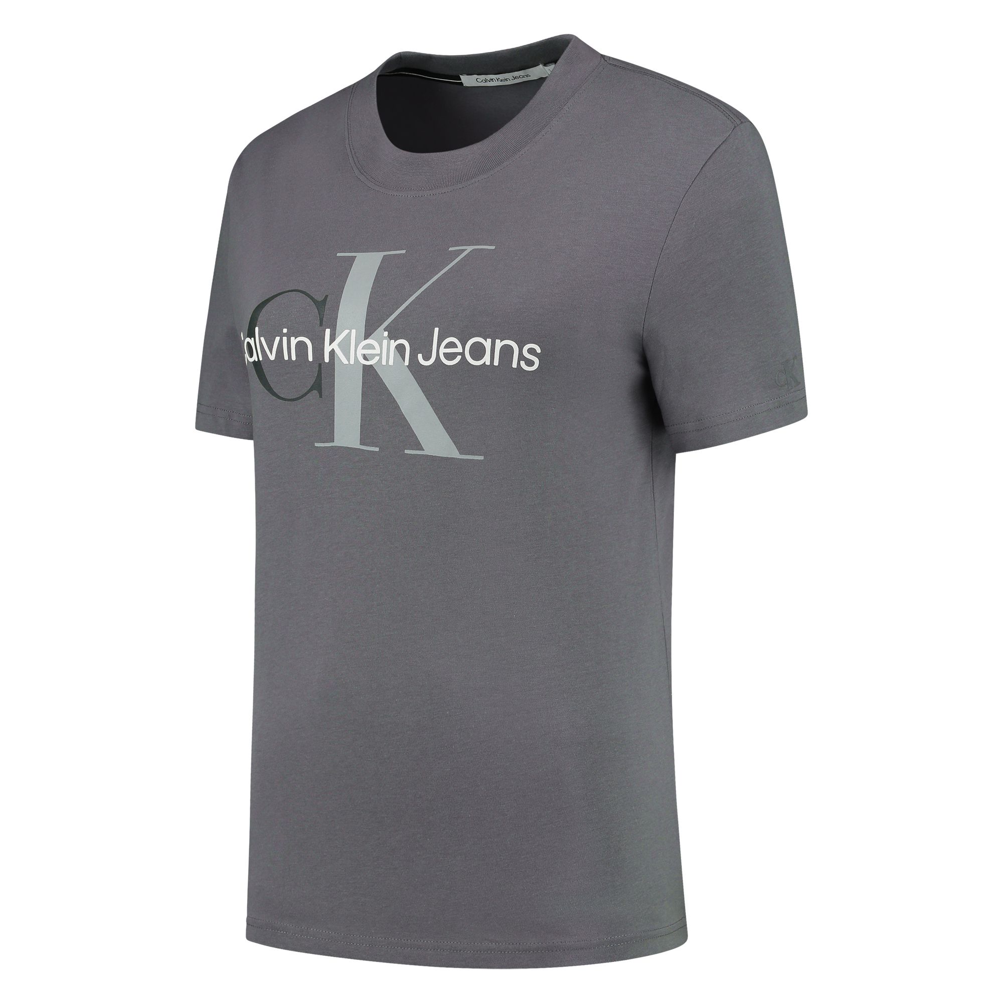 Calvin Klein Two Tone Monogram Regular Shirt Dames