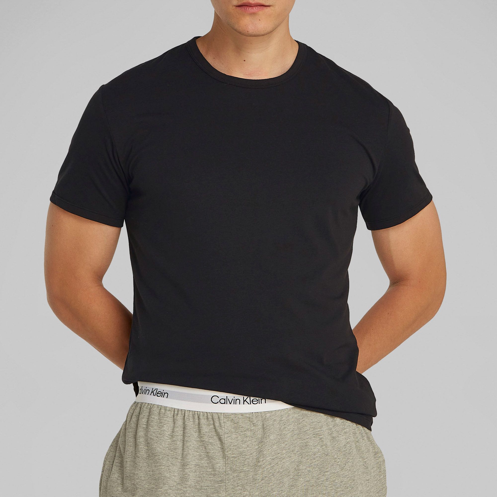 Calvin Klein Micro Stripes Crew Neck Shirts Heren (3-pack)