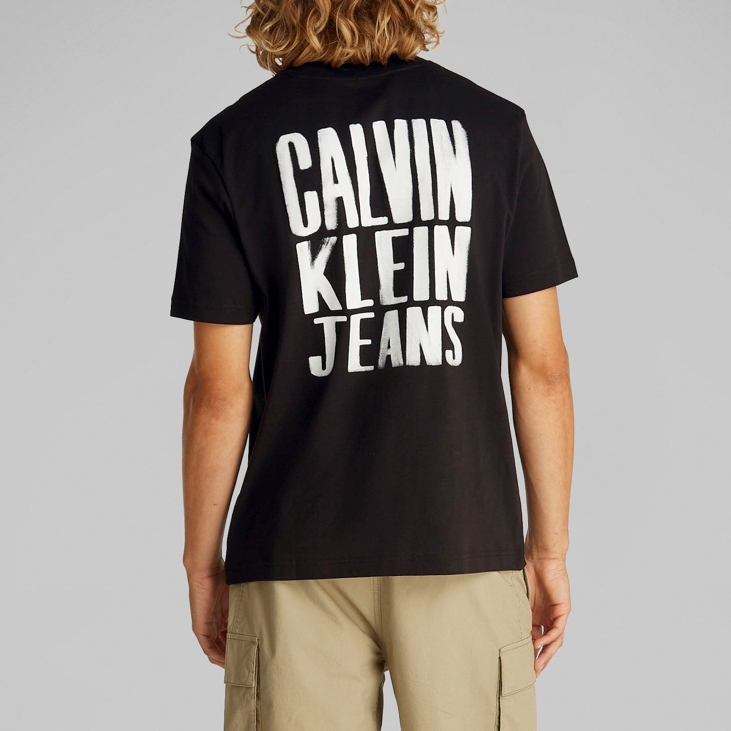 Calvin Klein Painted Backlogo Shirt Heren