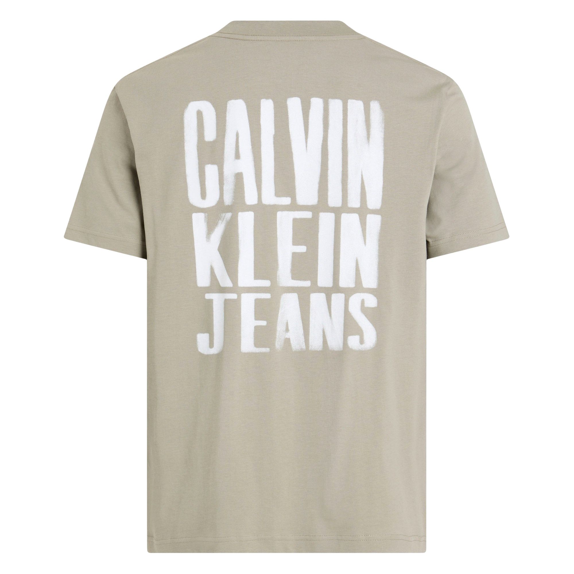 Calvin Klein Painted Backlogo Shirt Heren