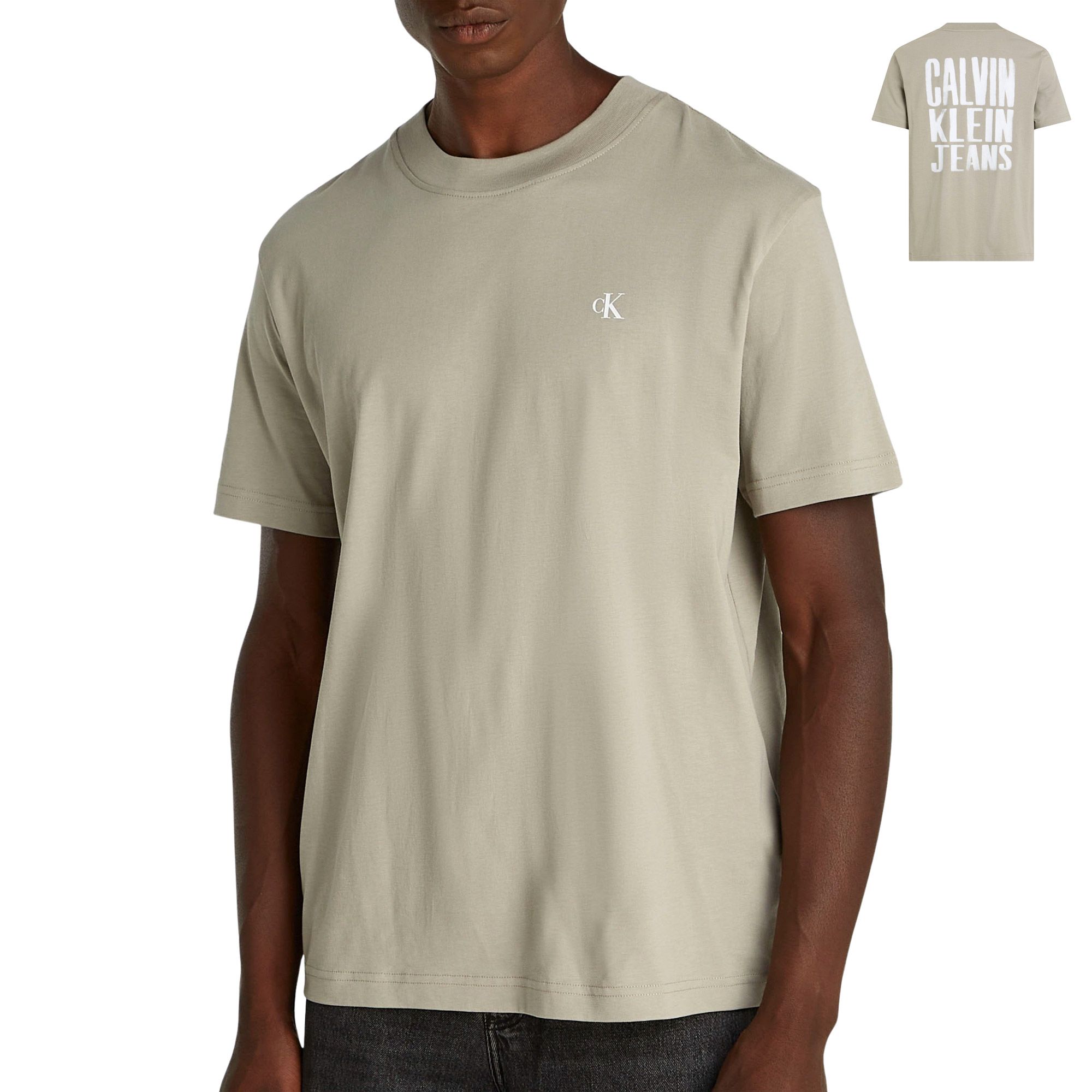 Calvin Klein Painted Backlogo Shirt Heren