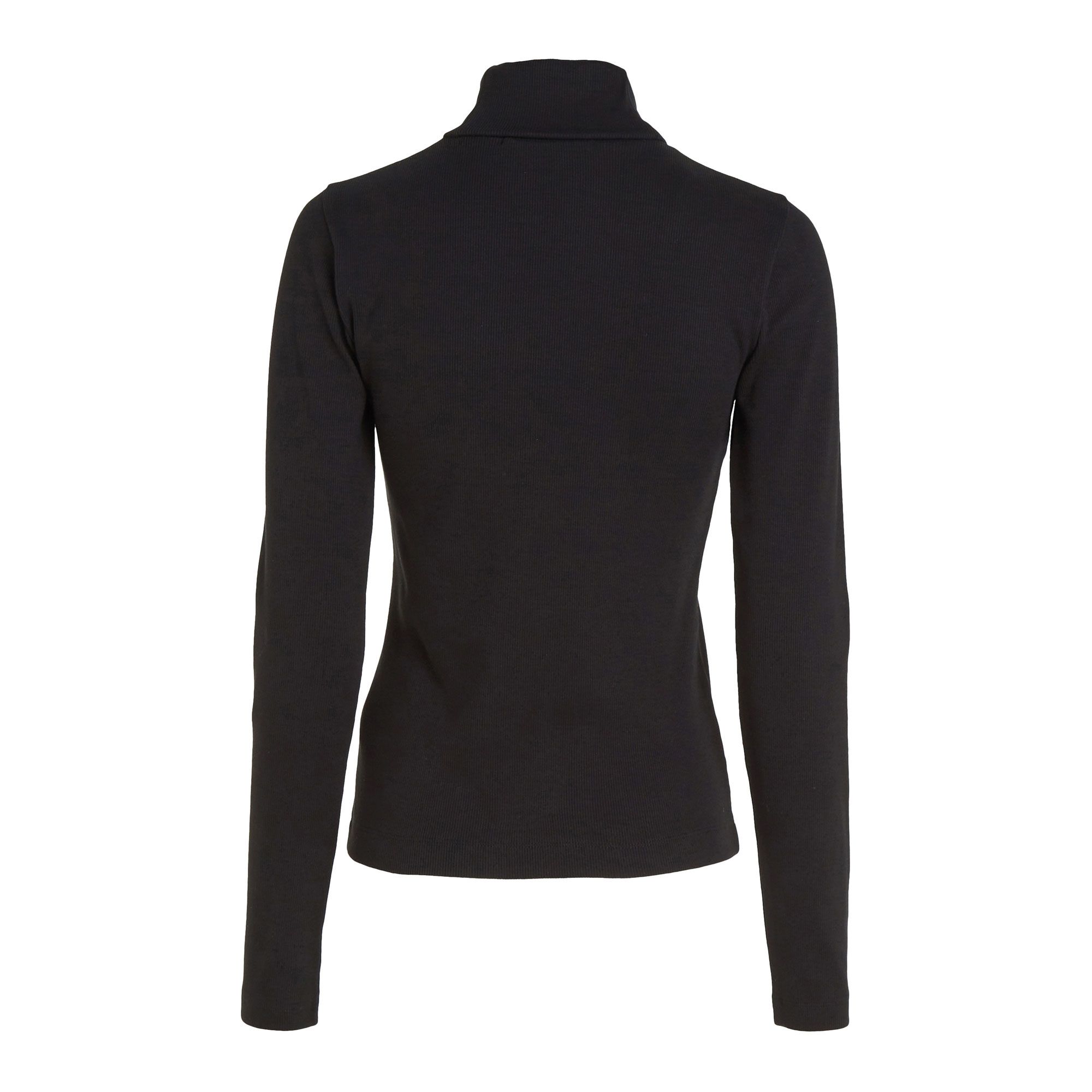 Calvin Klein Monologo Rib Roll Neck Longsleeve Shirt Women