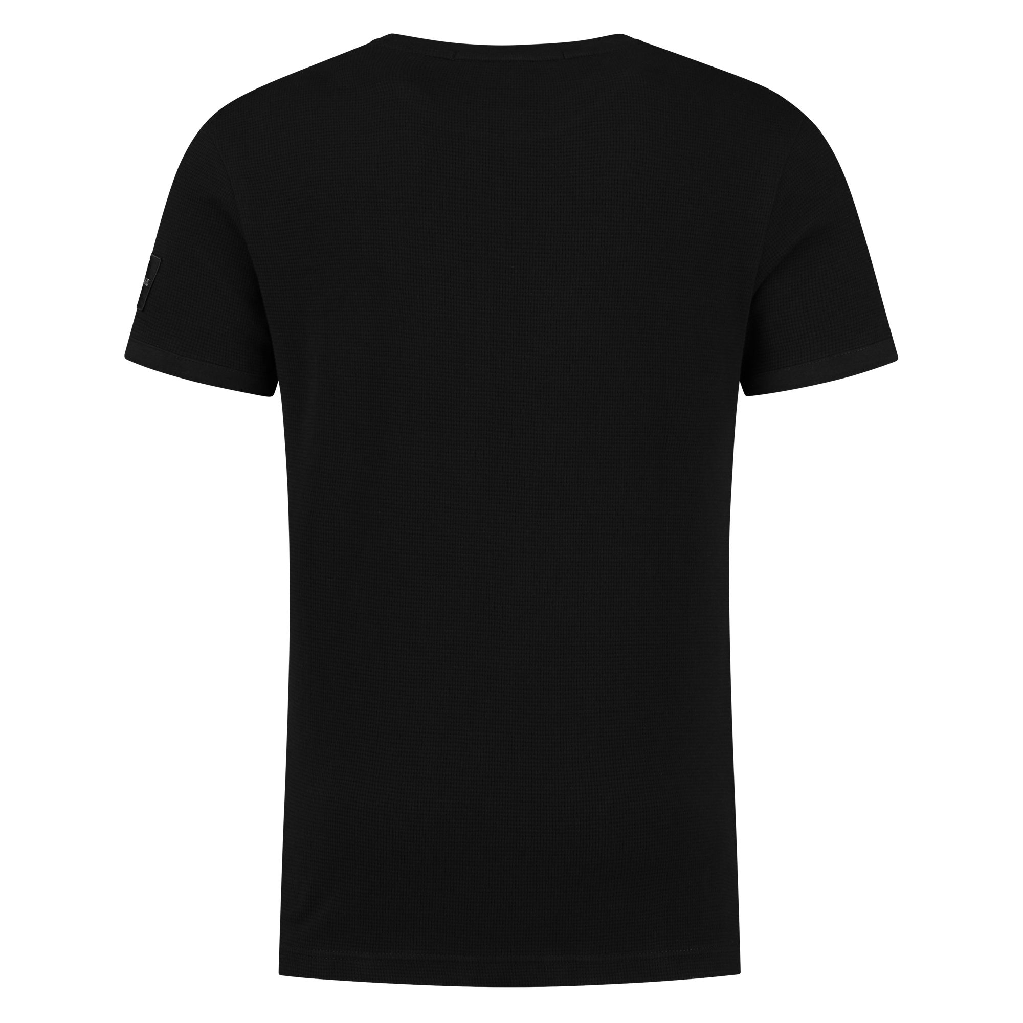 Calvin Klein Monogram Badge Waffle SS Shirt Heren