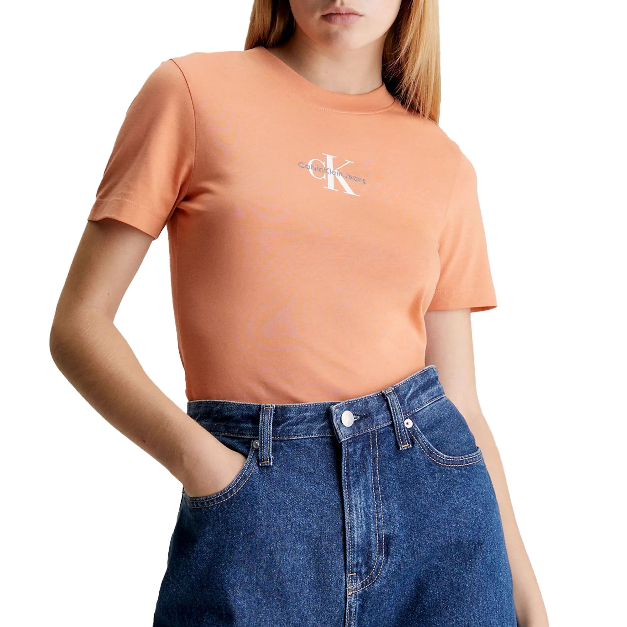 Calvin Klein Monologo Slim Fit Shirt Dames