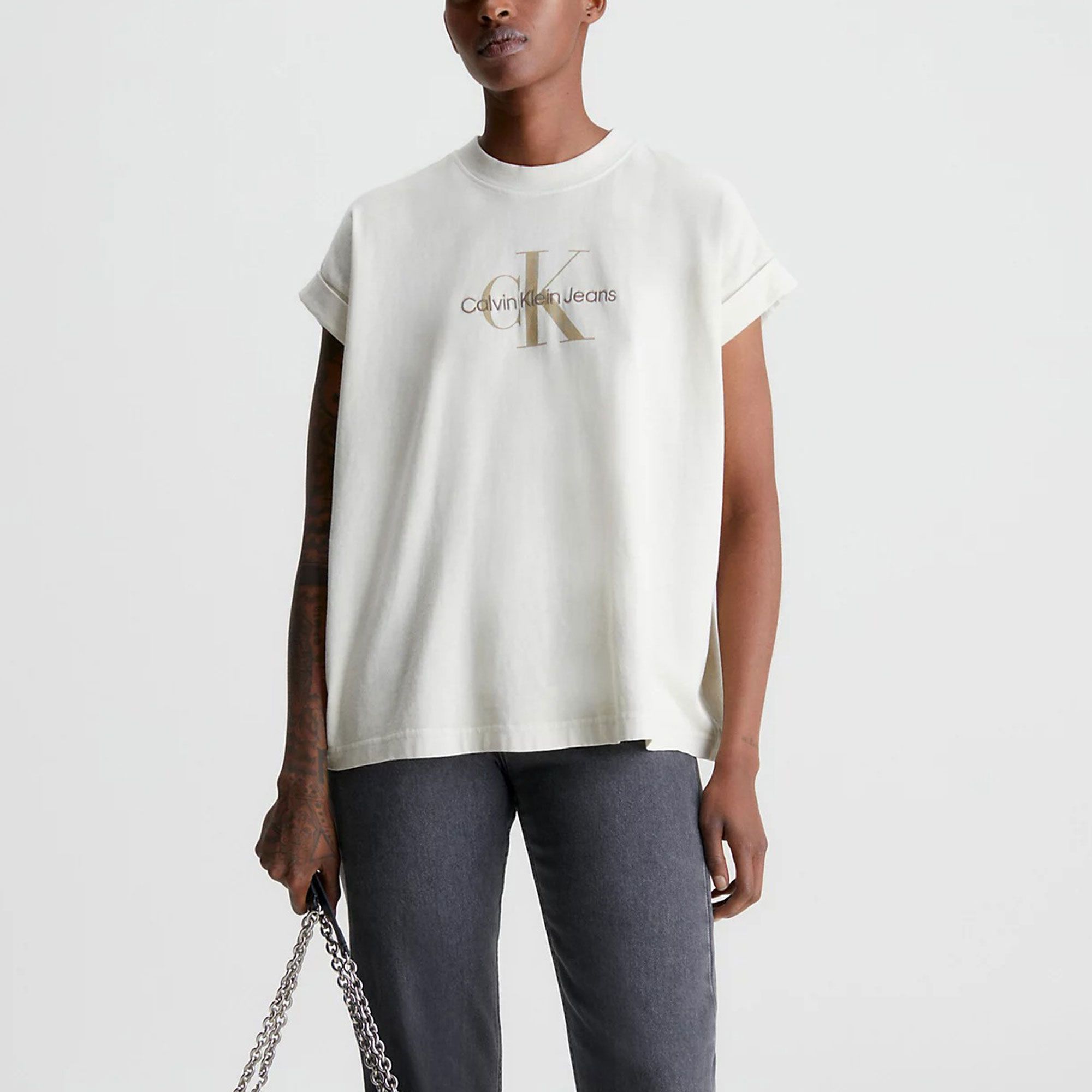 Calvin Klein Mineral Dye Shirt Dames