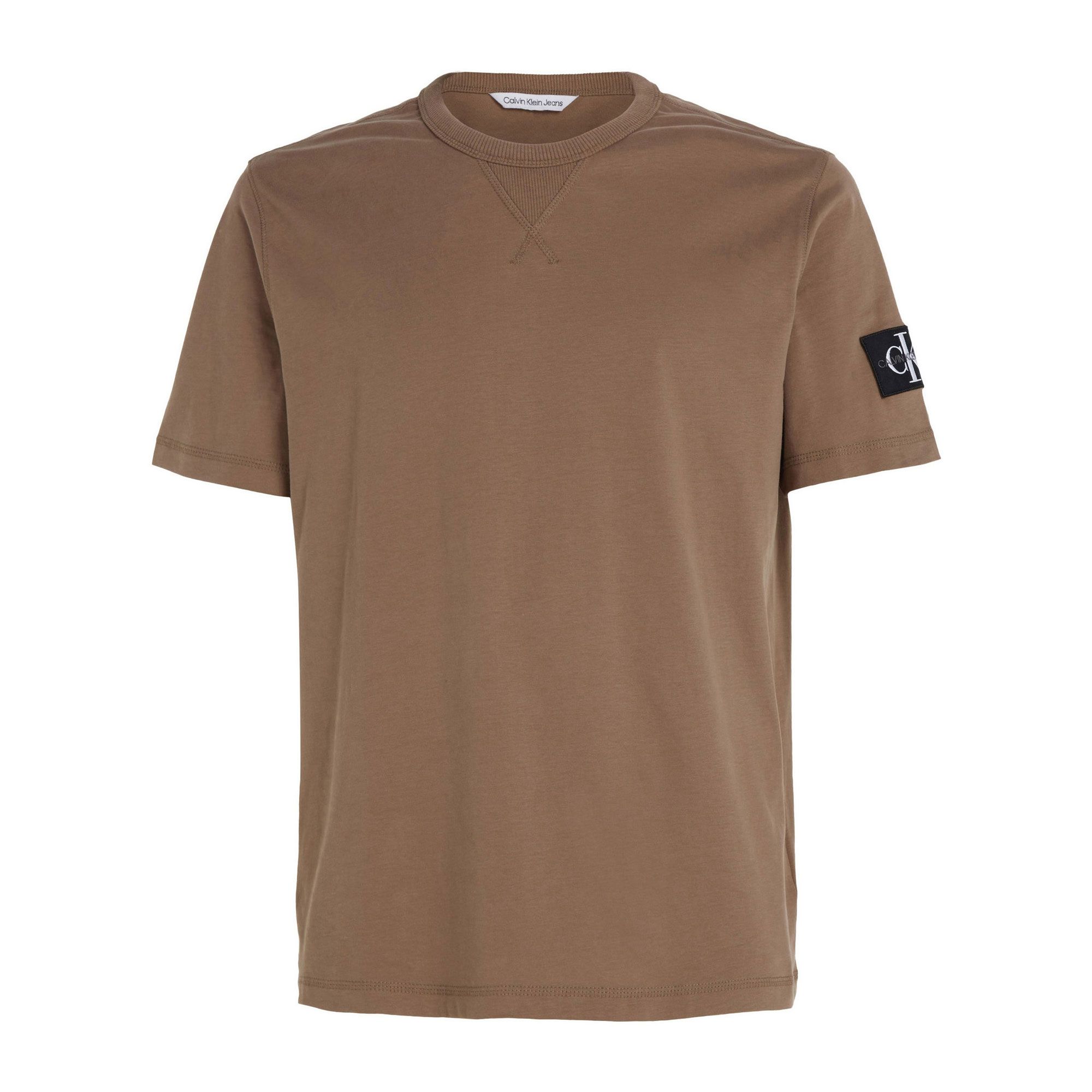 Calvin Klein Monogram Sleeve Badge Shirt Heren