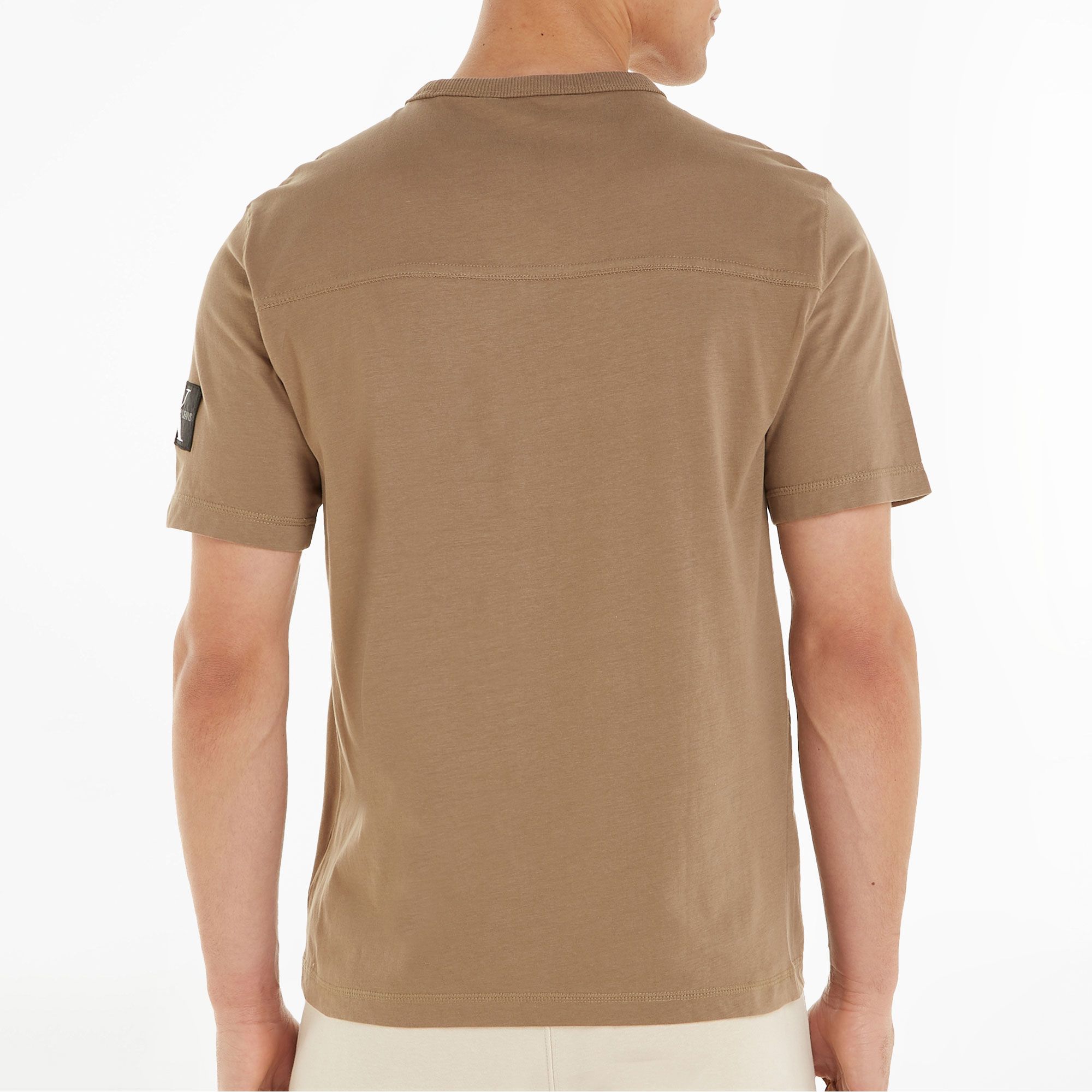 Calvin Klein Monogram Sleeve Badge Shirt Heren