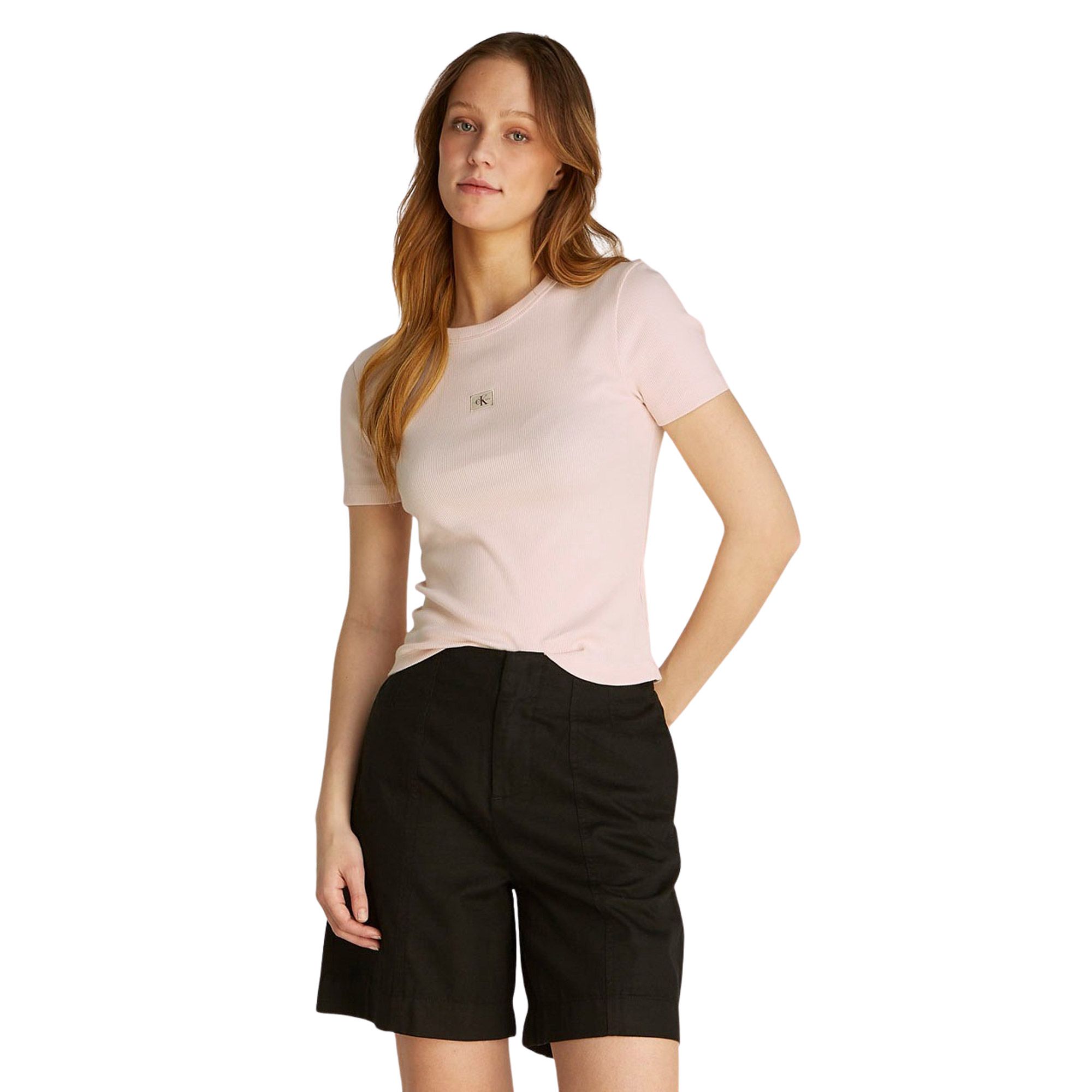 Shirt Calvin Klein Woven Label Rib Femmes