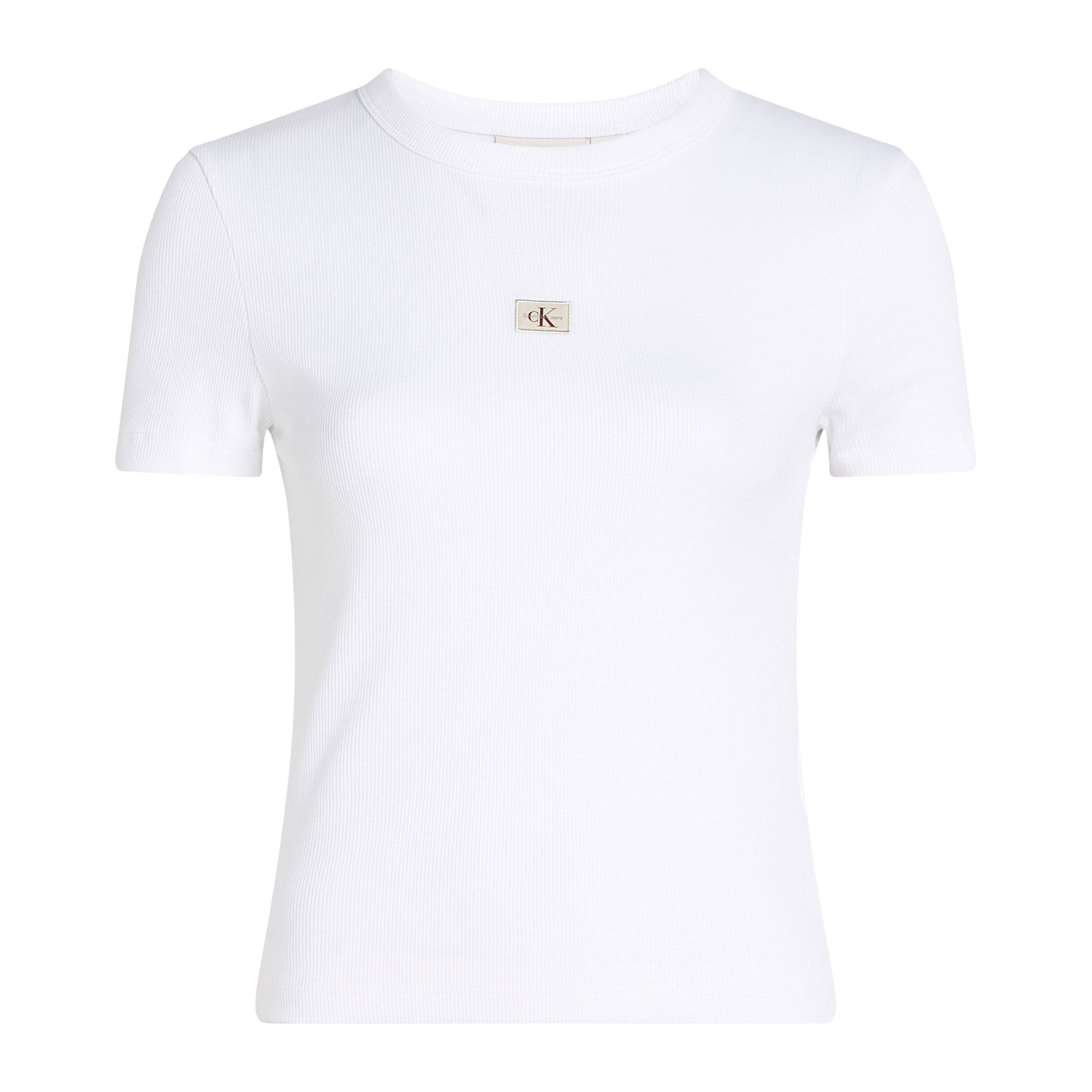 Calvin Klein Woven Label Rib Shirt Dames