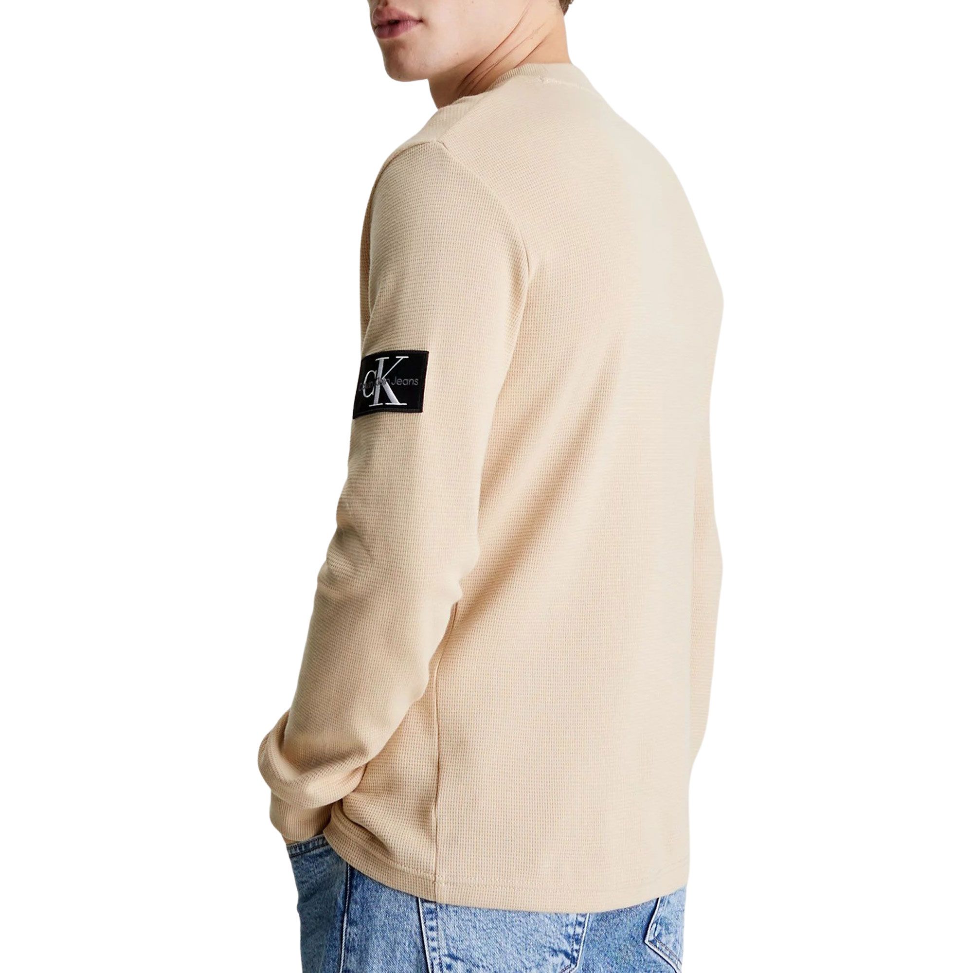 Calvin Klein Waffle Longsleeve Shirt Heren