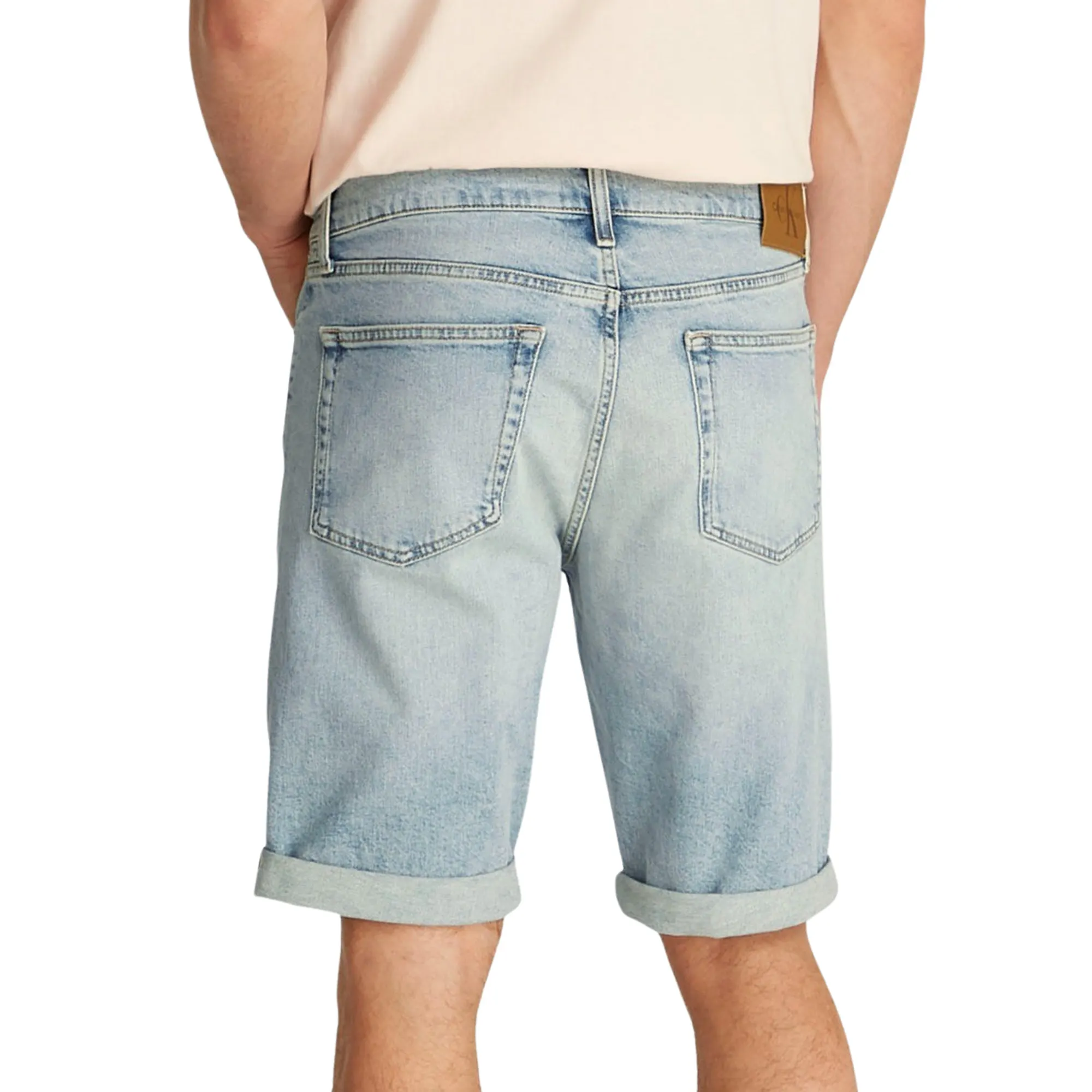 Calvin Klein Slim Denim Short Heren