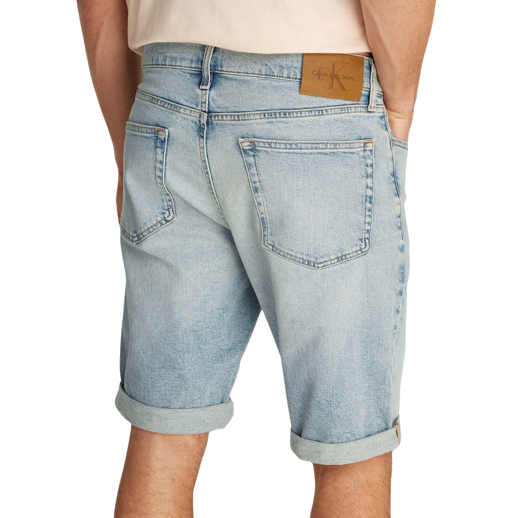 Calvin Klein Slim Denim Short Heren