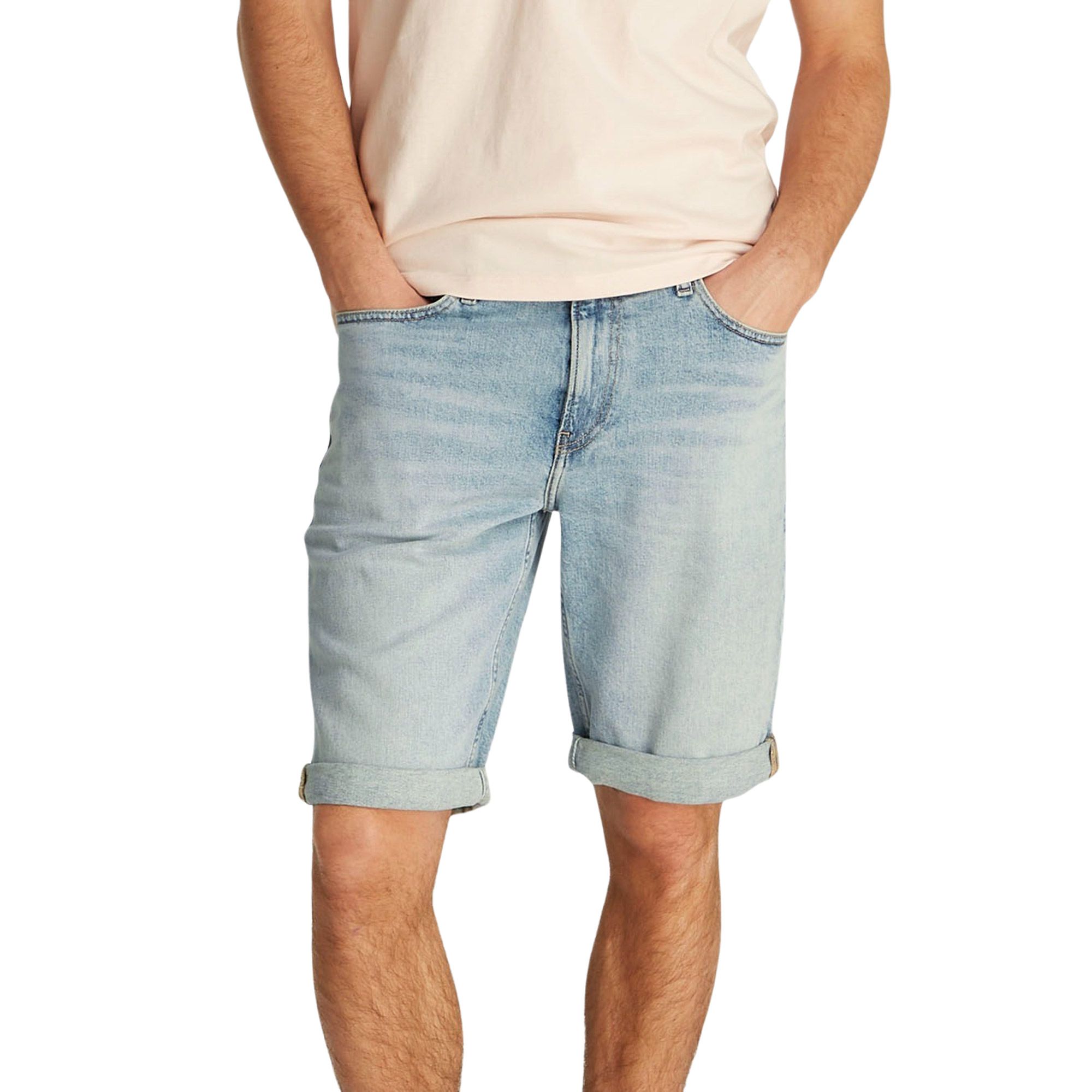 Calvin Klein Slim Denim Short Heren