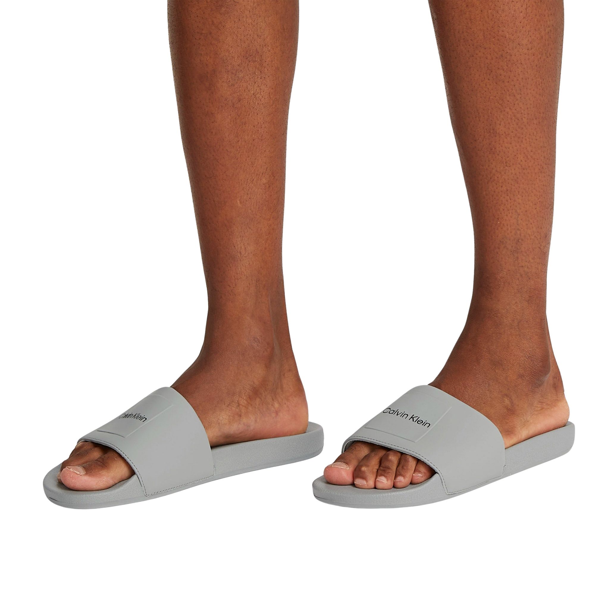 Calvin Klein Square Logo Badslippers Heren