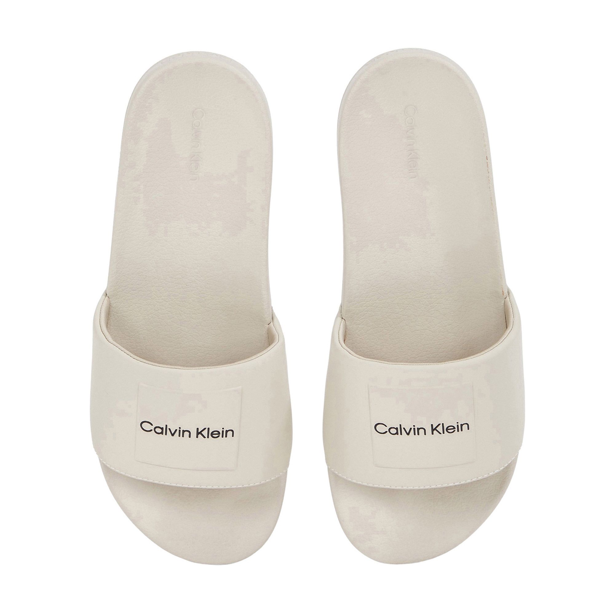 Calvin Klein Square Logo Badslippers Heren