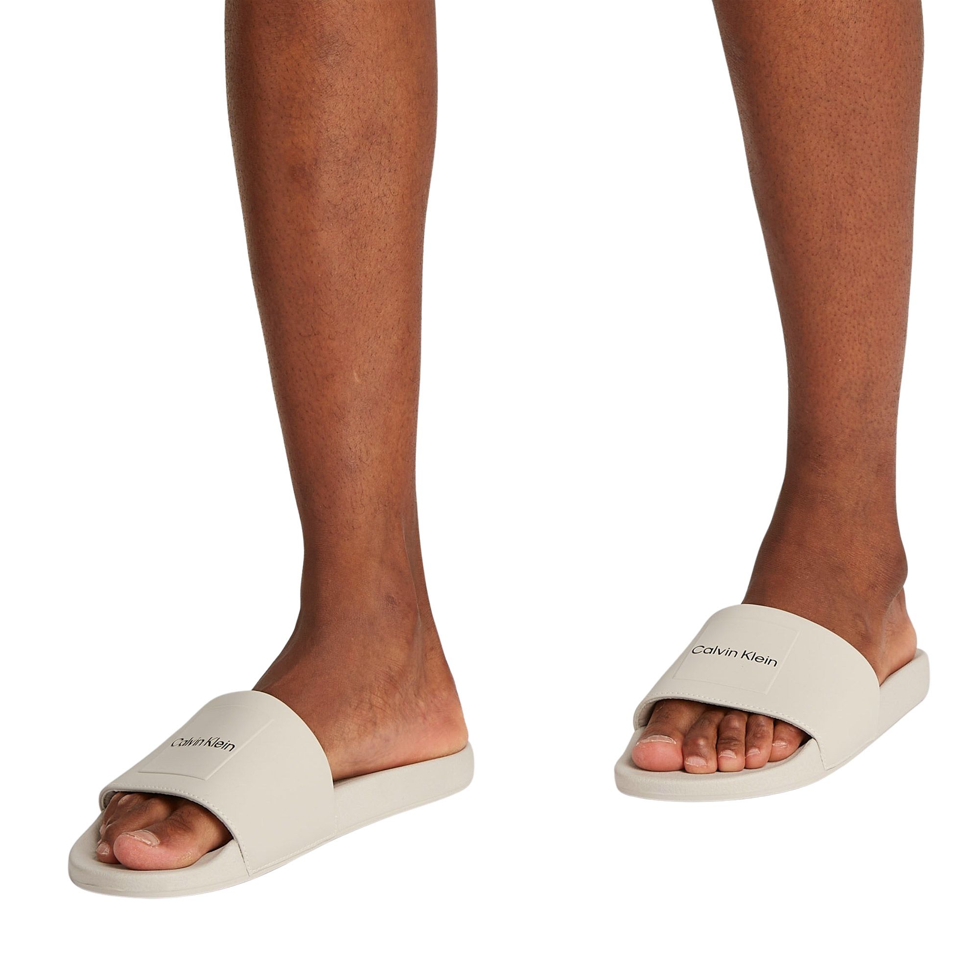 Calvin Klein Square Logo Badslippers Heren