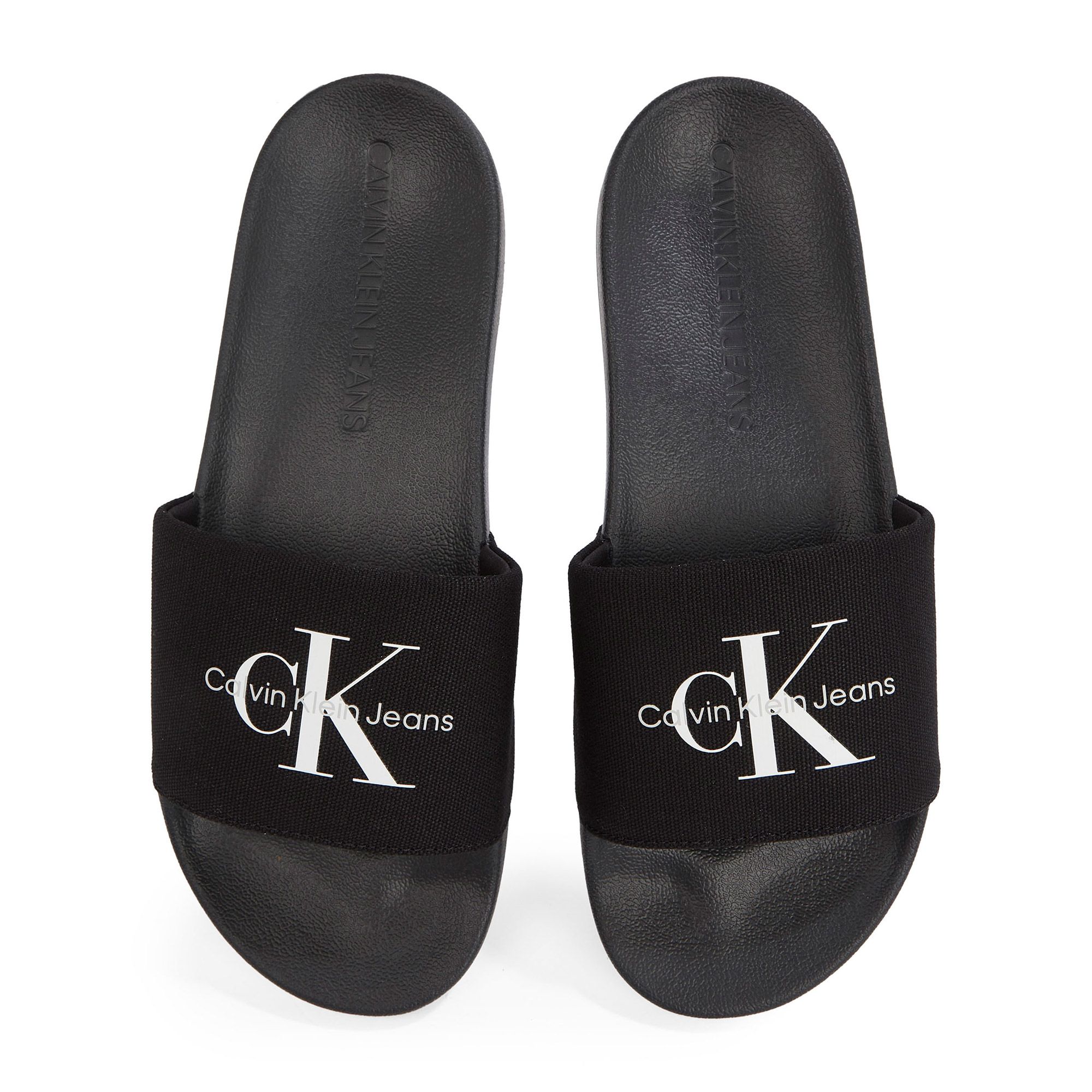 Calvin Klein Monogram Canvas Badslippers Heren